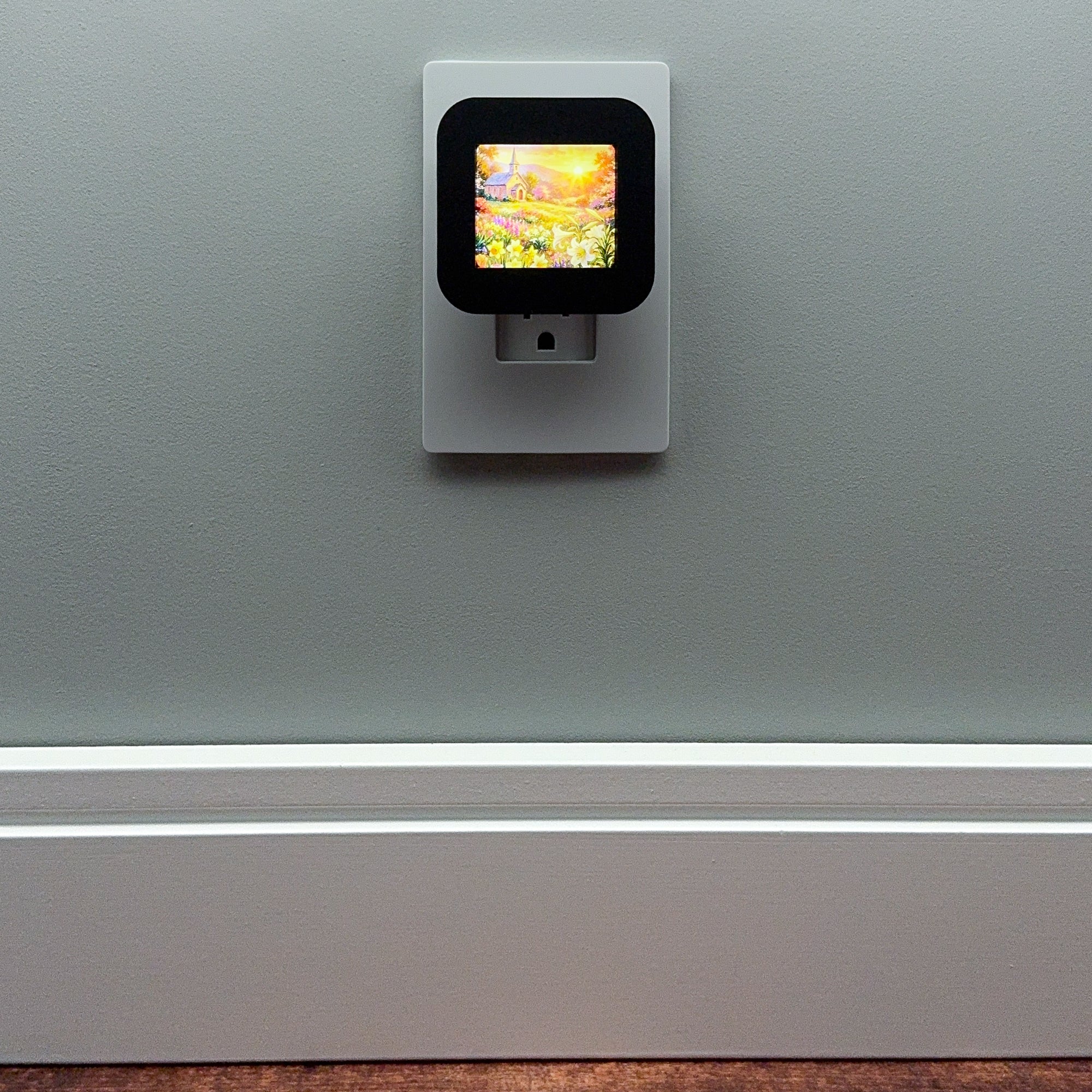 Easter Morning Flowers Night Light