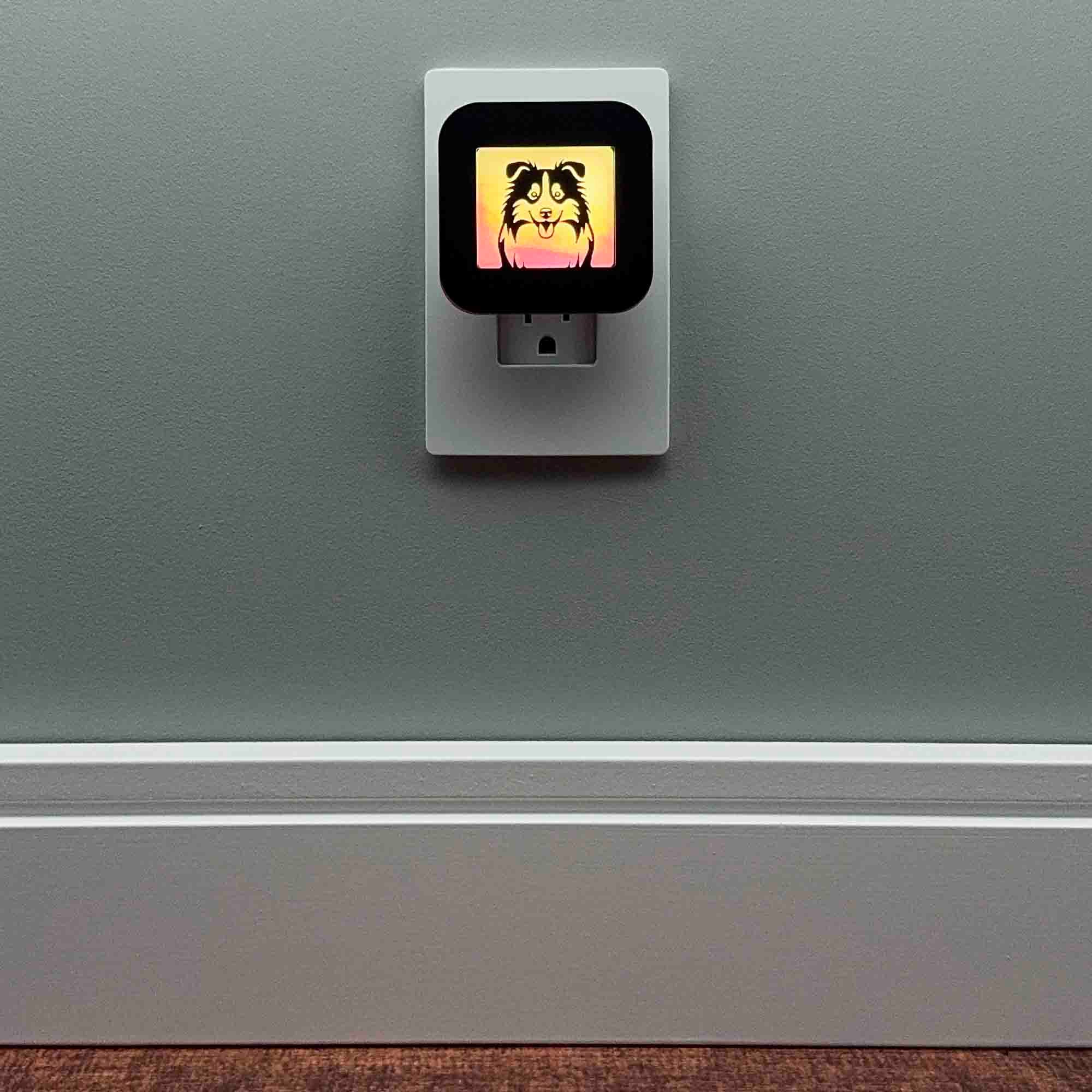 Sheltie Dog Night Light
