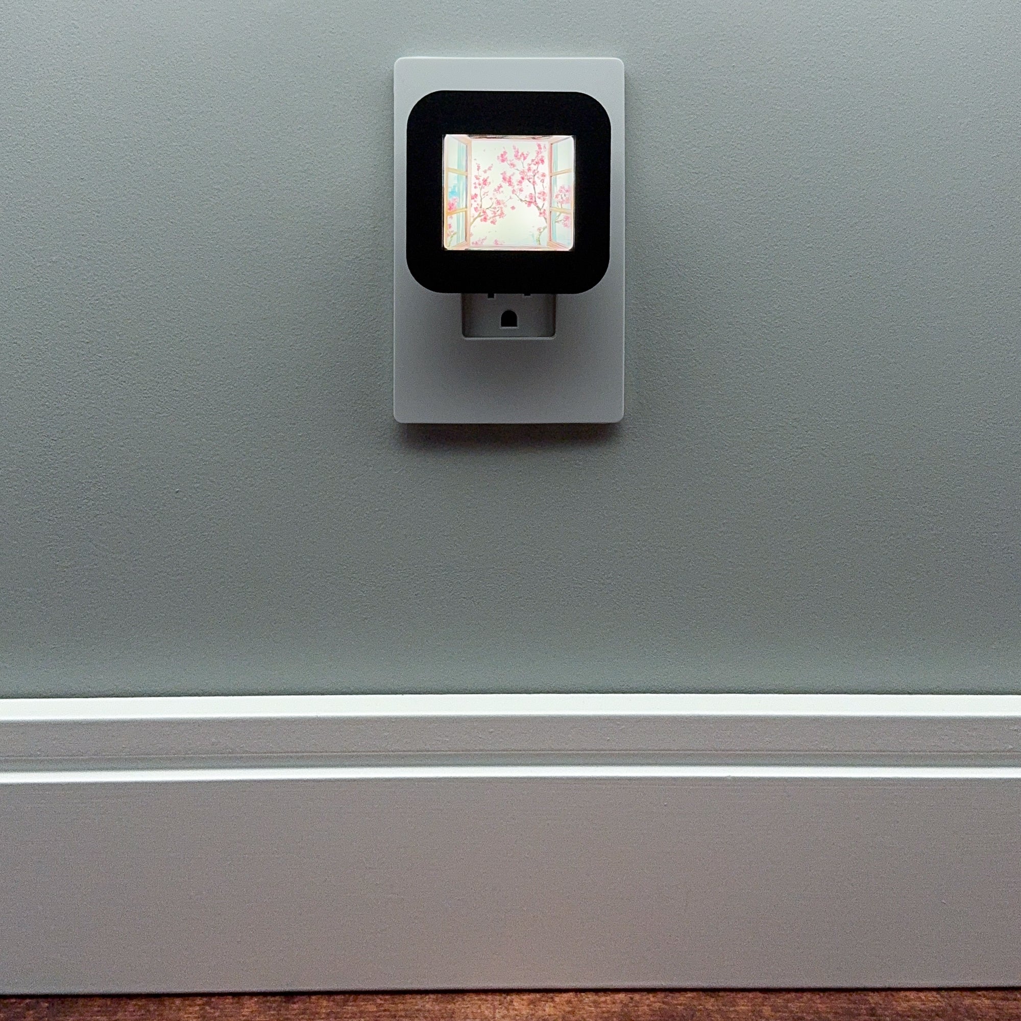 Cherry Blossom Window Night Light