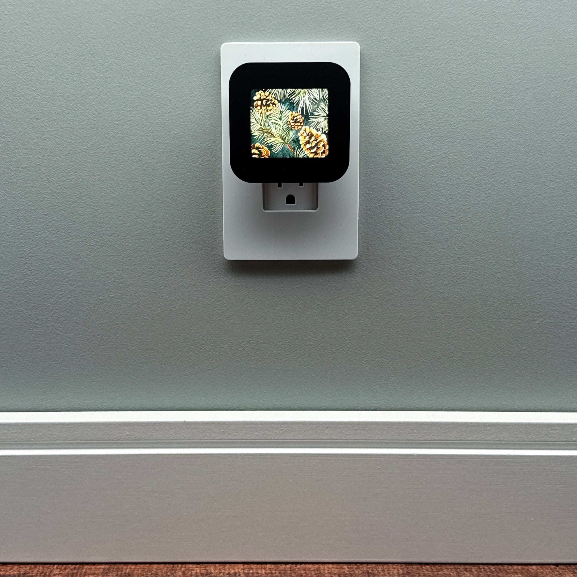 Winter Pinecones Night Light