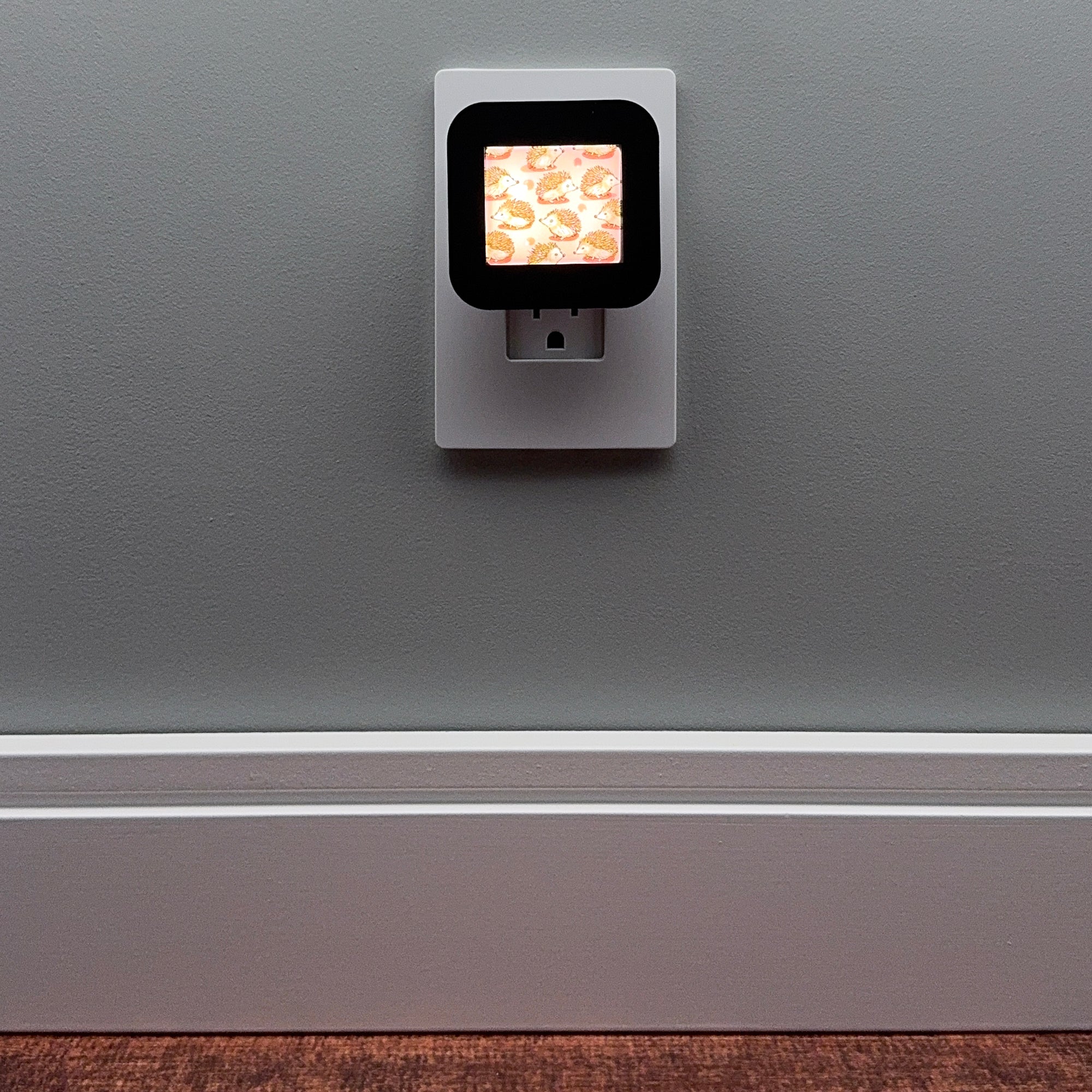 Cute Hedgehogs Night Light Cover ONLY