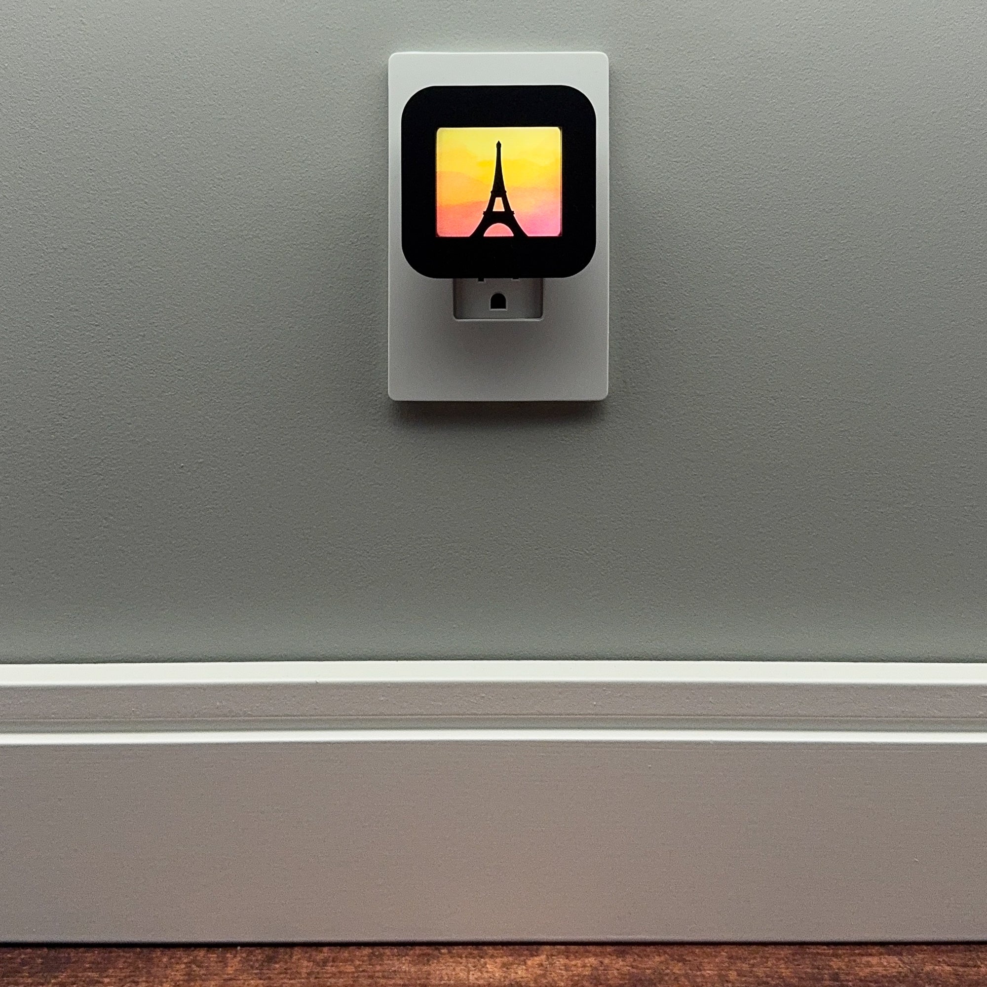 Paris Eiffel Tower Night Light