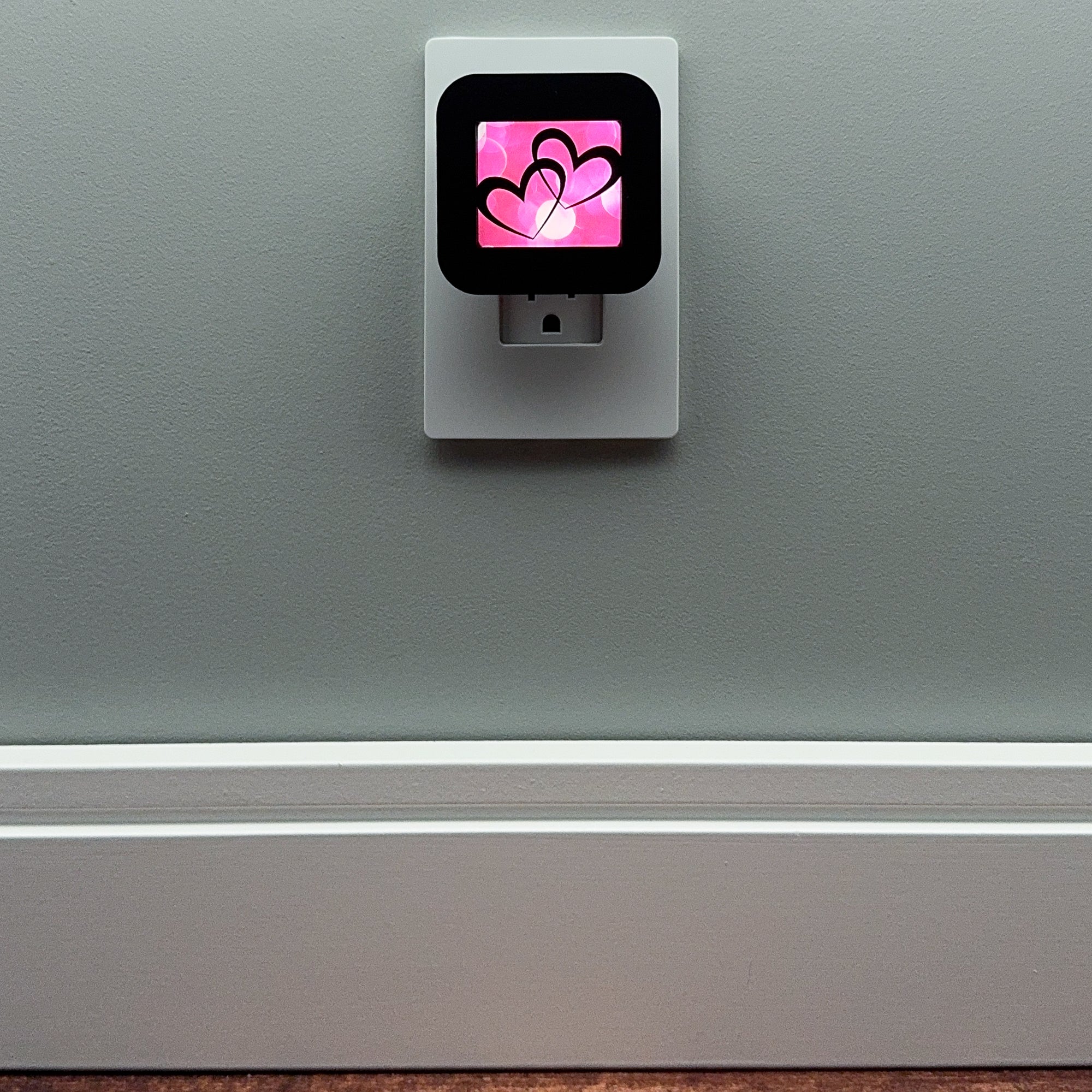 Valentine's Day Hearts Night Light