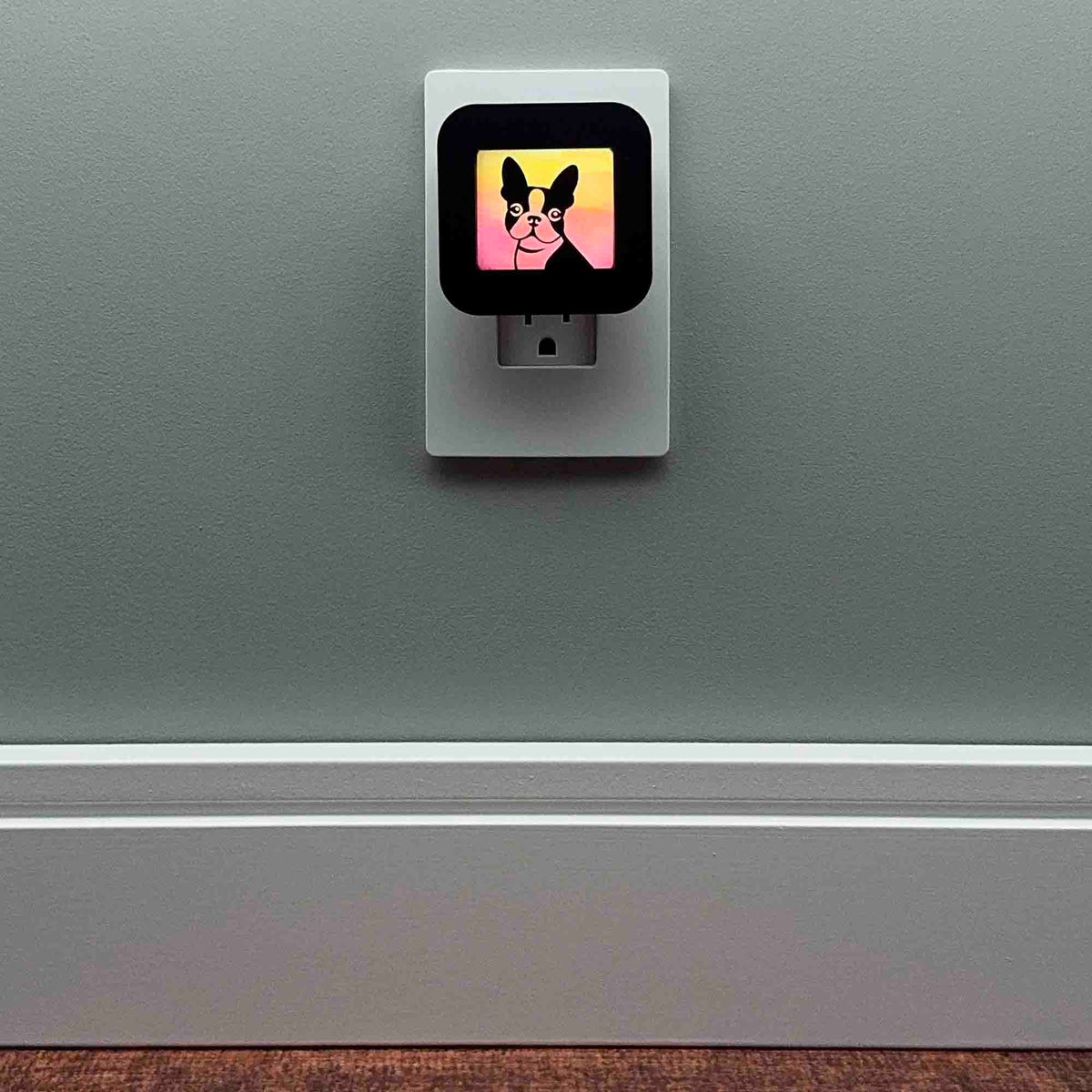 Boston Terrier Dog Night Light Cover ONLY