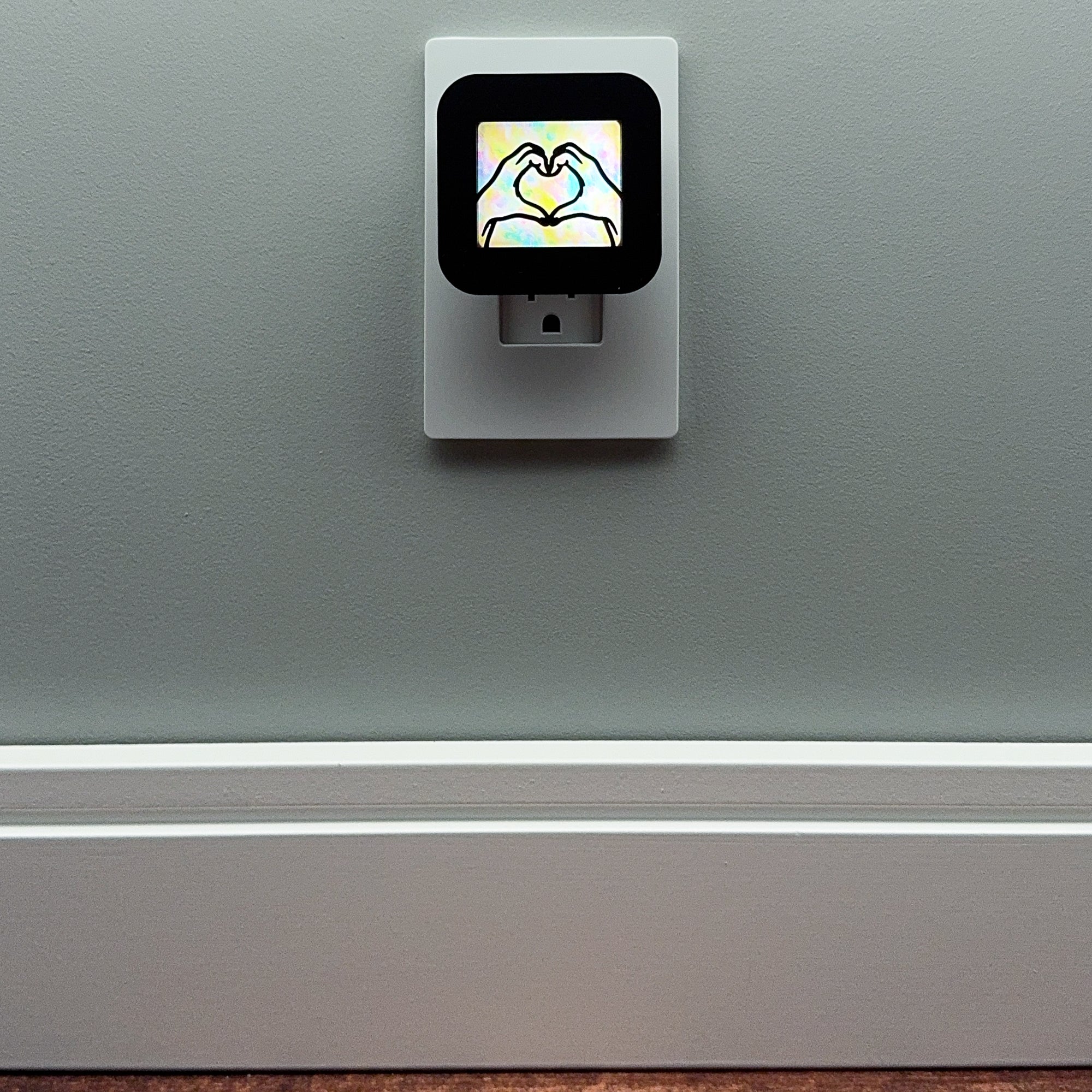 Heart Hands Night Light