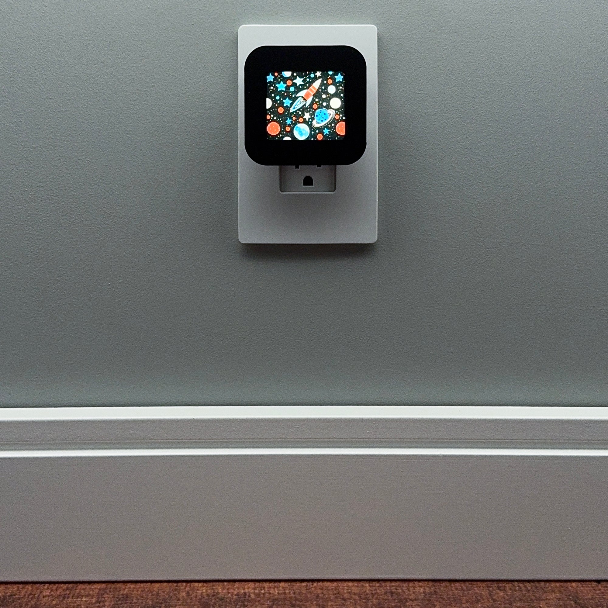 Space, Rocket Ship and Planets Night Light Cover ONLY