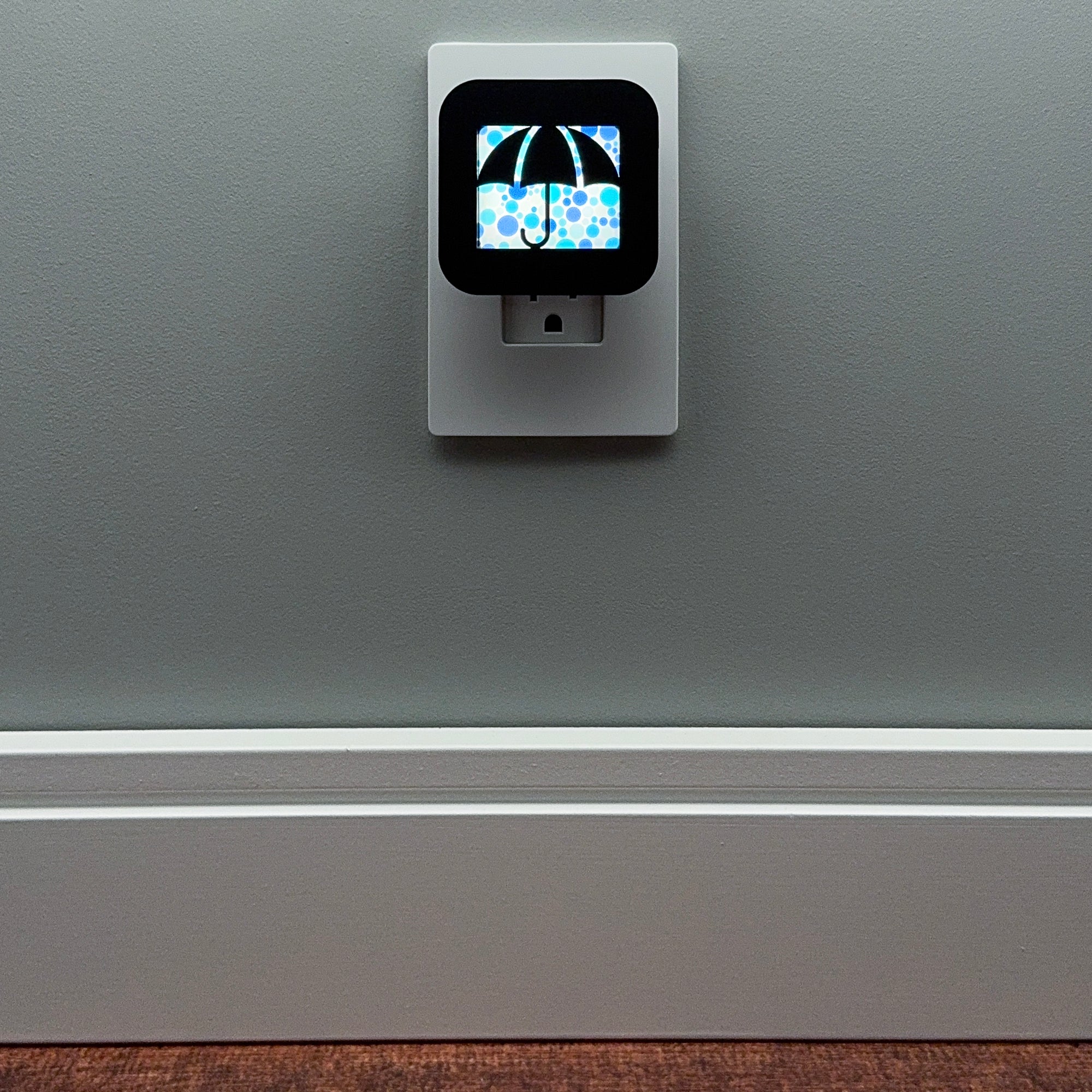 Rain Umbrella Night Light Cover ONLY