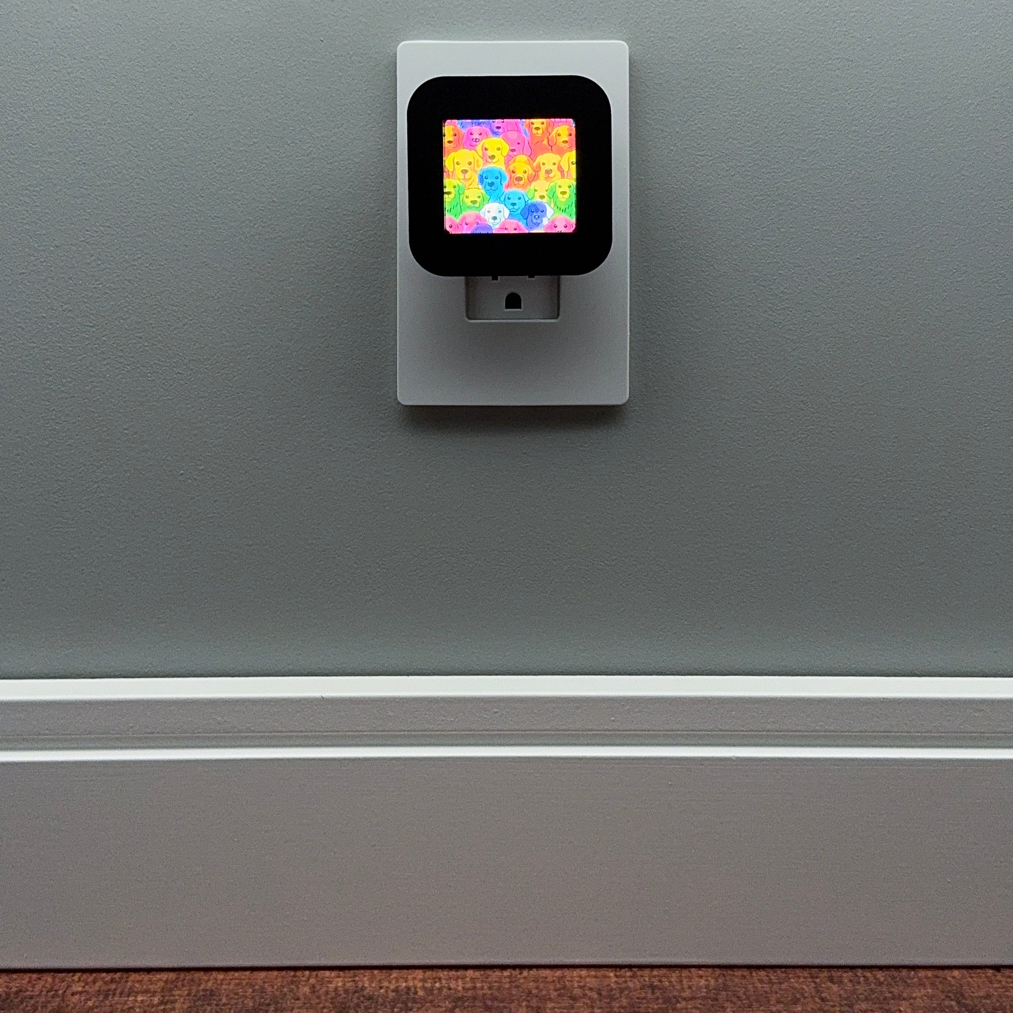 Rainbow Dogs Night Light
