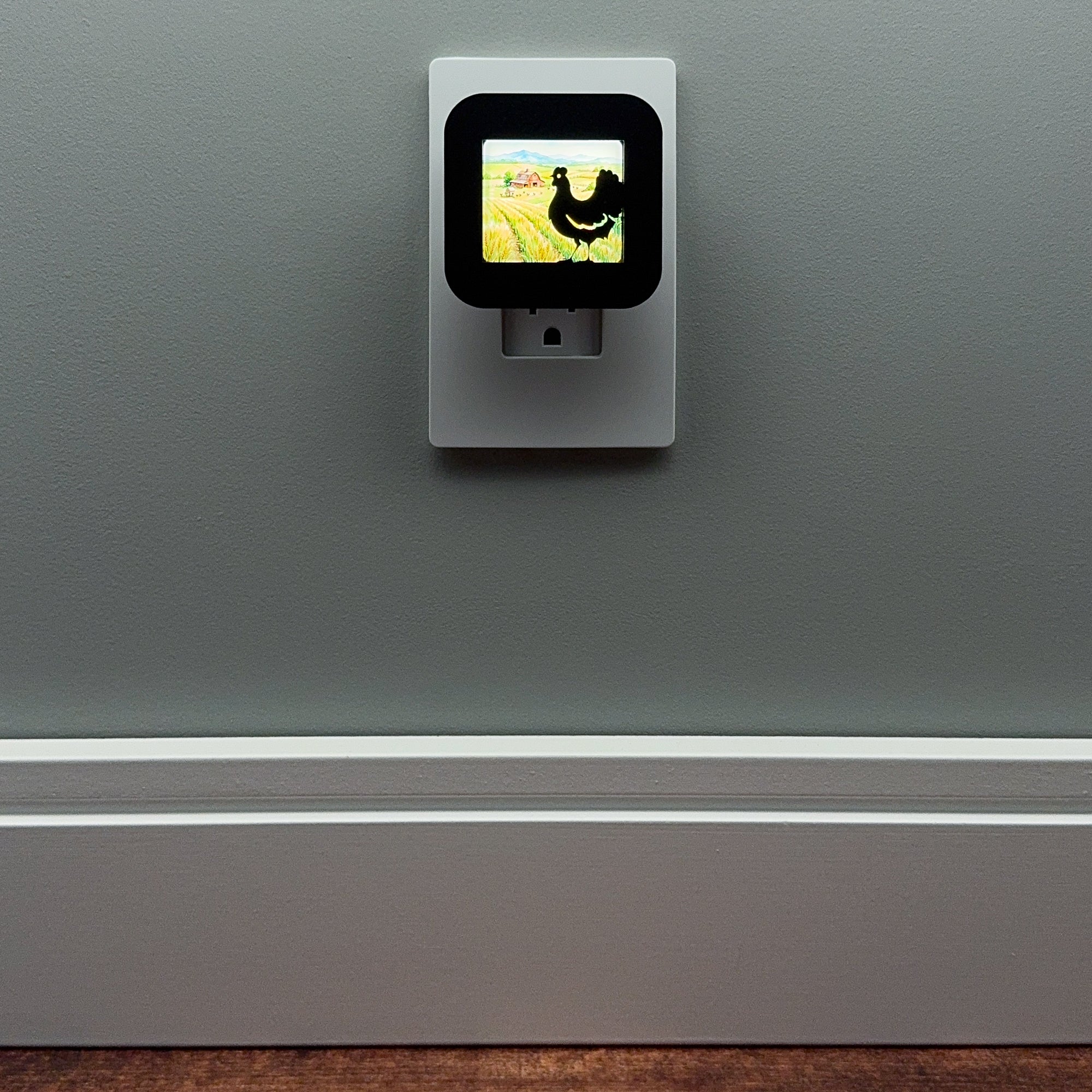 Chicken and Farm Night Light Cover ONLY