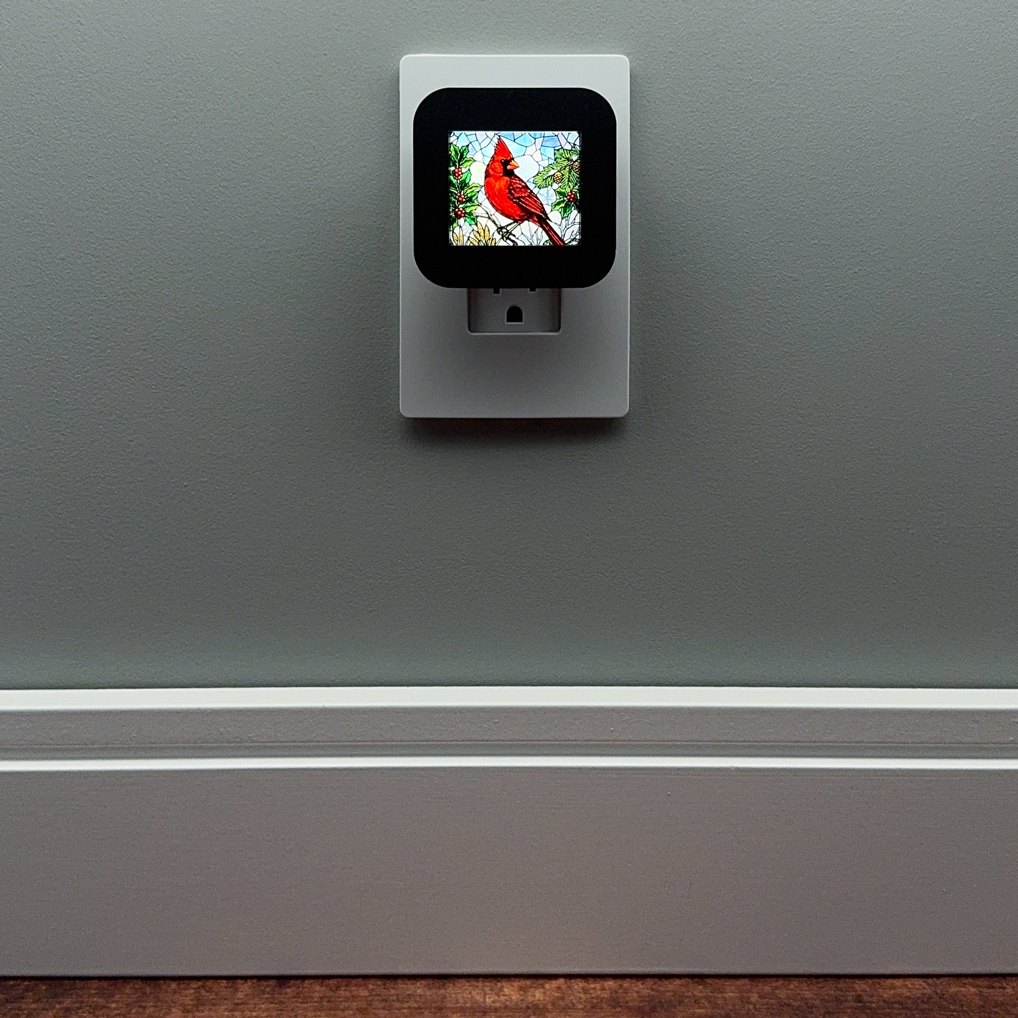Winter Cardinal Night Light