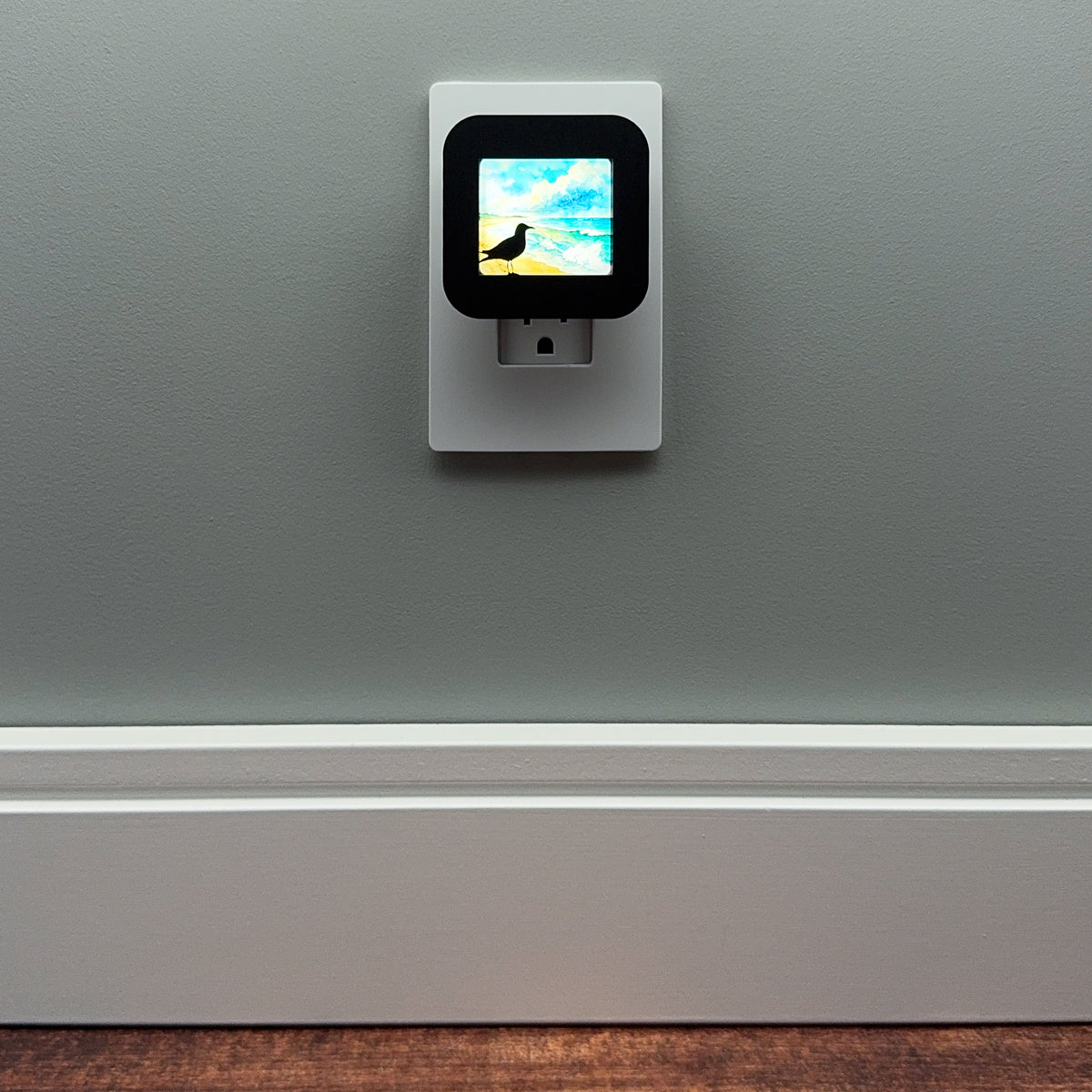 Seagull and Ocean Shore Night Light Cover ONLY