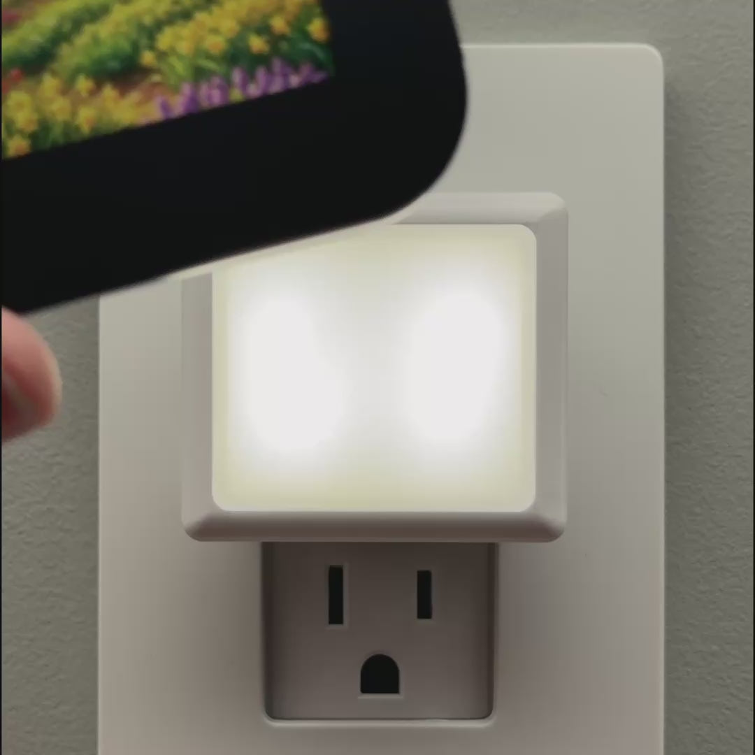 Load video: Flower Fields Night Light Cover ONLY