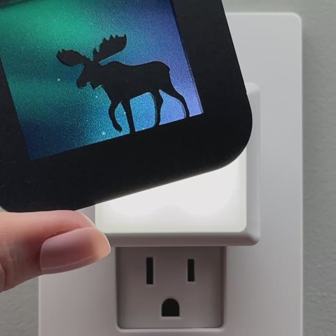 Load video: Moose Night Light