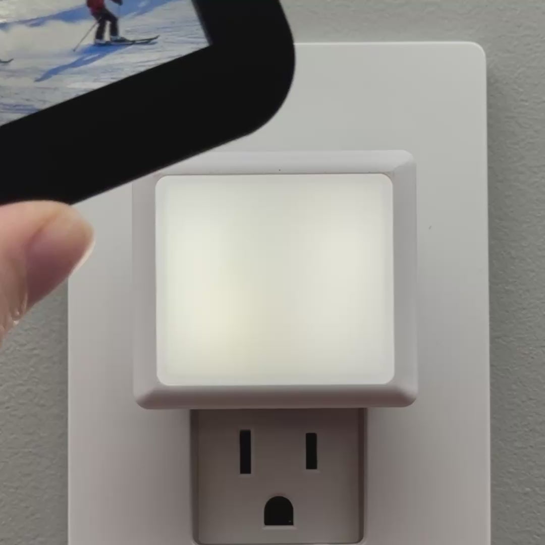 Load video: Snowy Mountain Skiing Night Light
