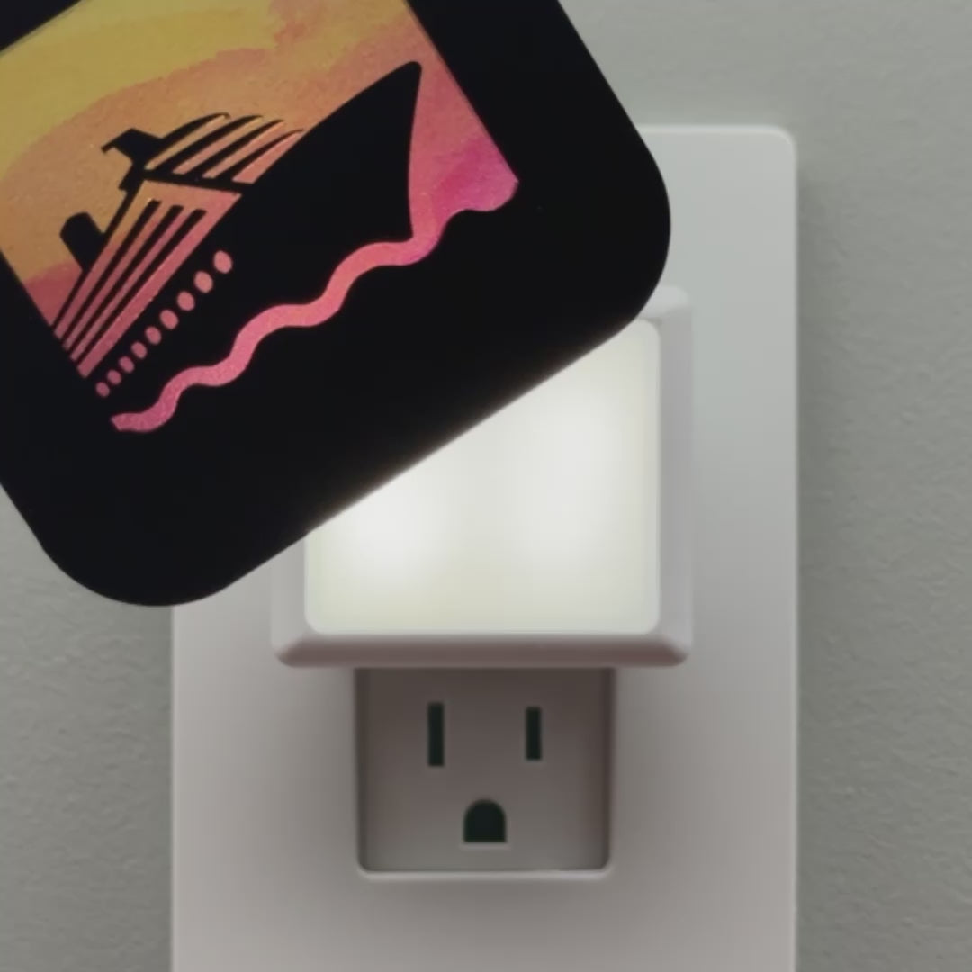 Load video: Cruise Ship Night Light