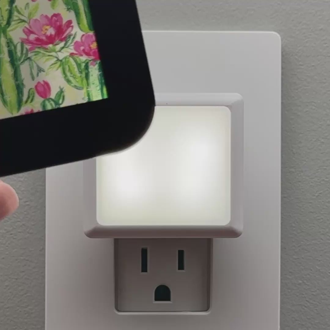 Load video: Flowering Cactus Night Light Cover ONLY