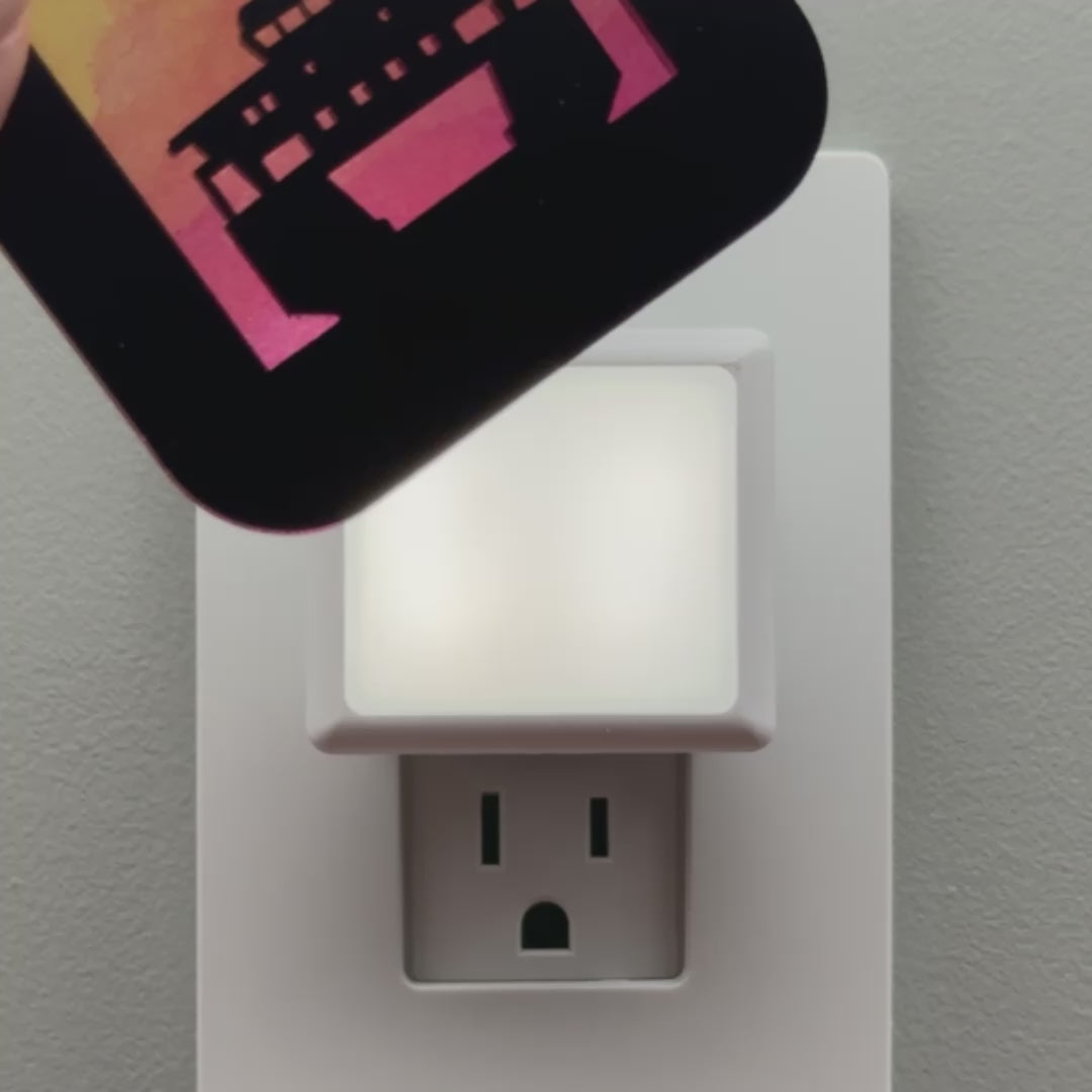 Load video: Washington State Ferry Night Light Cover ONLY