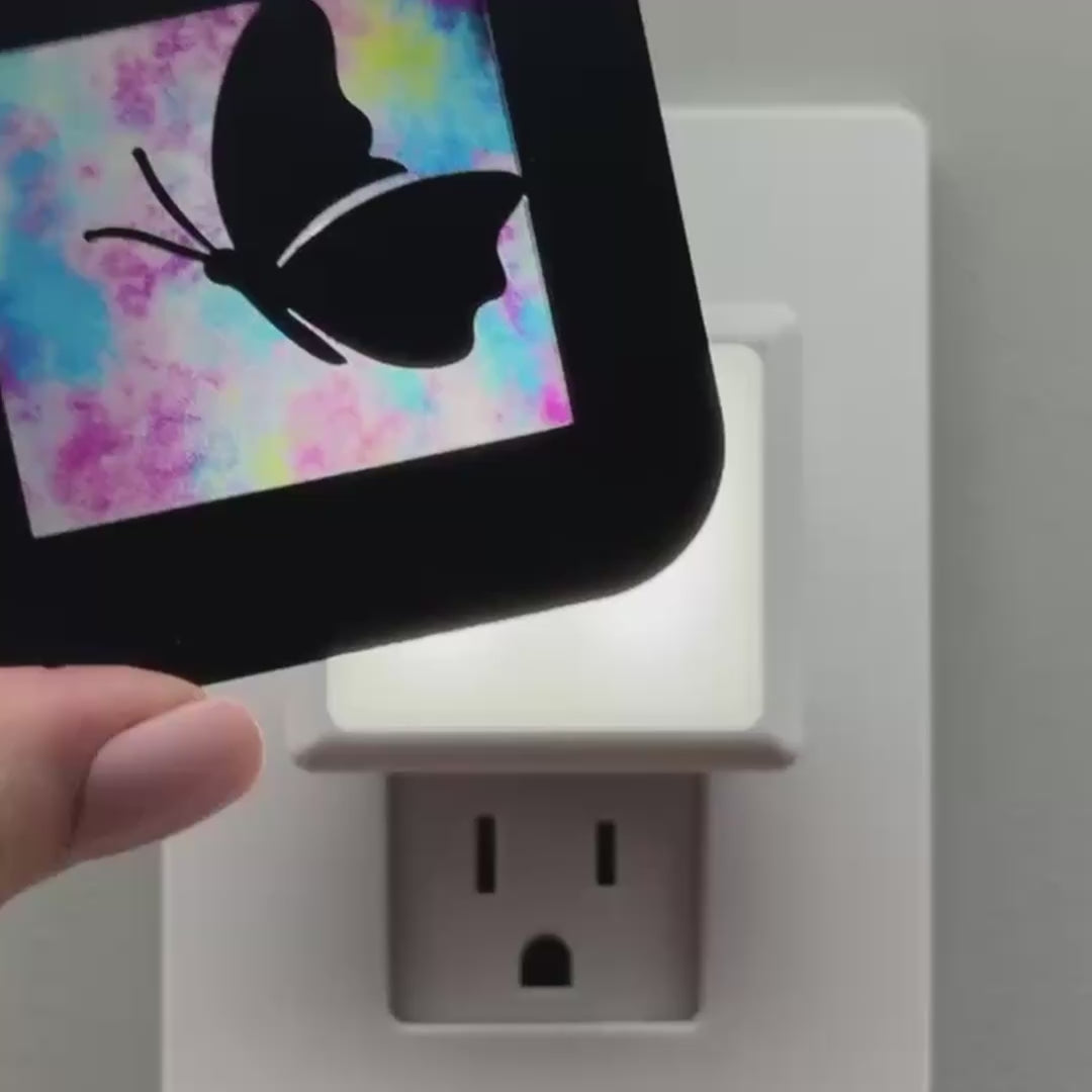 Load video: Butterfly Night Light Cover ONLY