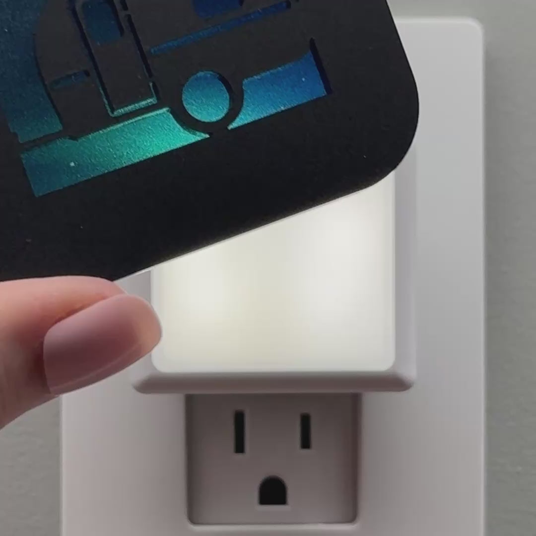 Load video: Airstream Teardrop Camper Night Light Cover ONLY