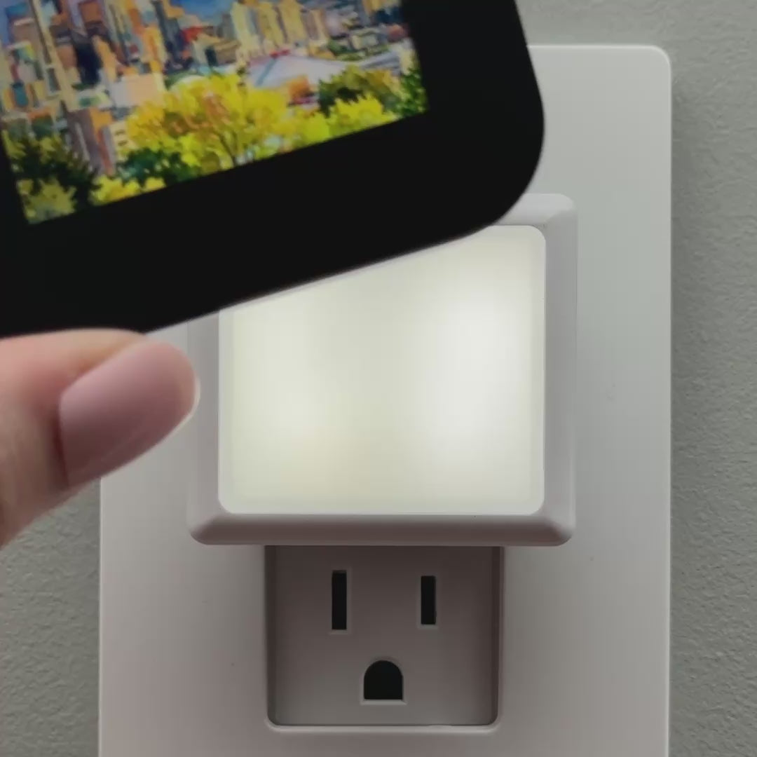Load video: Seattle Sunset Night Light Cover ONLY