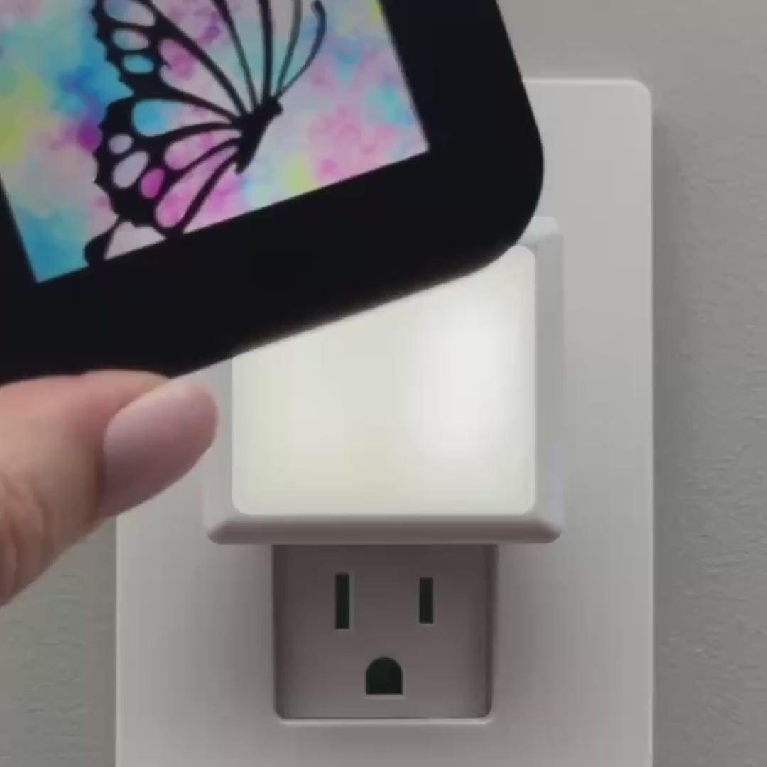 Load video: Butterfly Night Light Cover ONLY