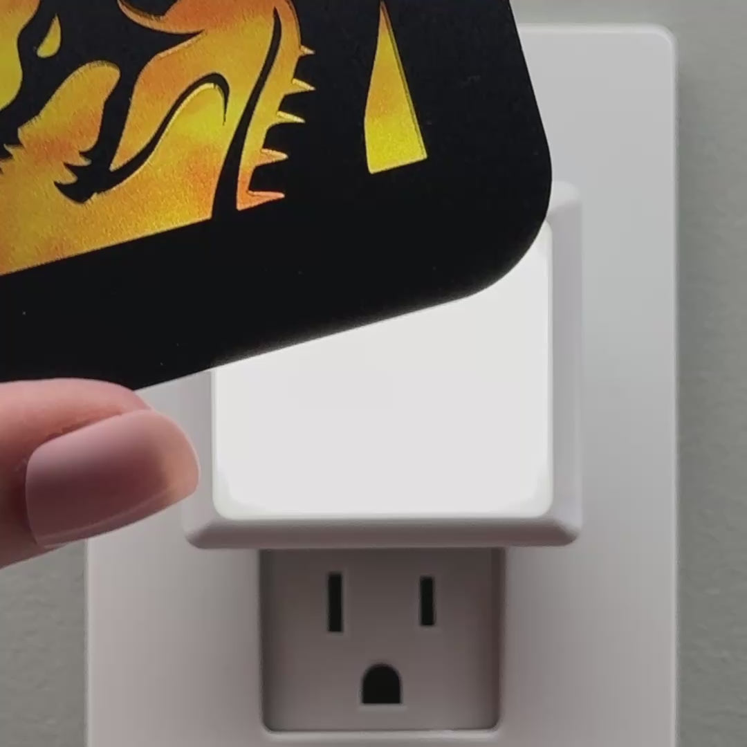 Load video: Fire Breathing Dragon Night Light