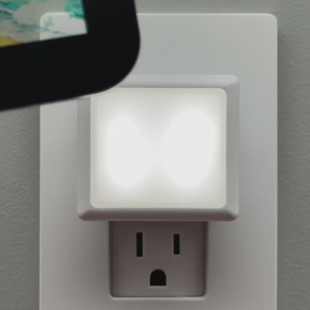 Load video: Flamingo and Ocean Shore Night Light Cover ONLY