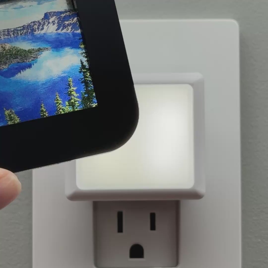 Load video: Crater Lake National Park Night Light Cover ONLY