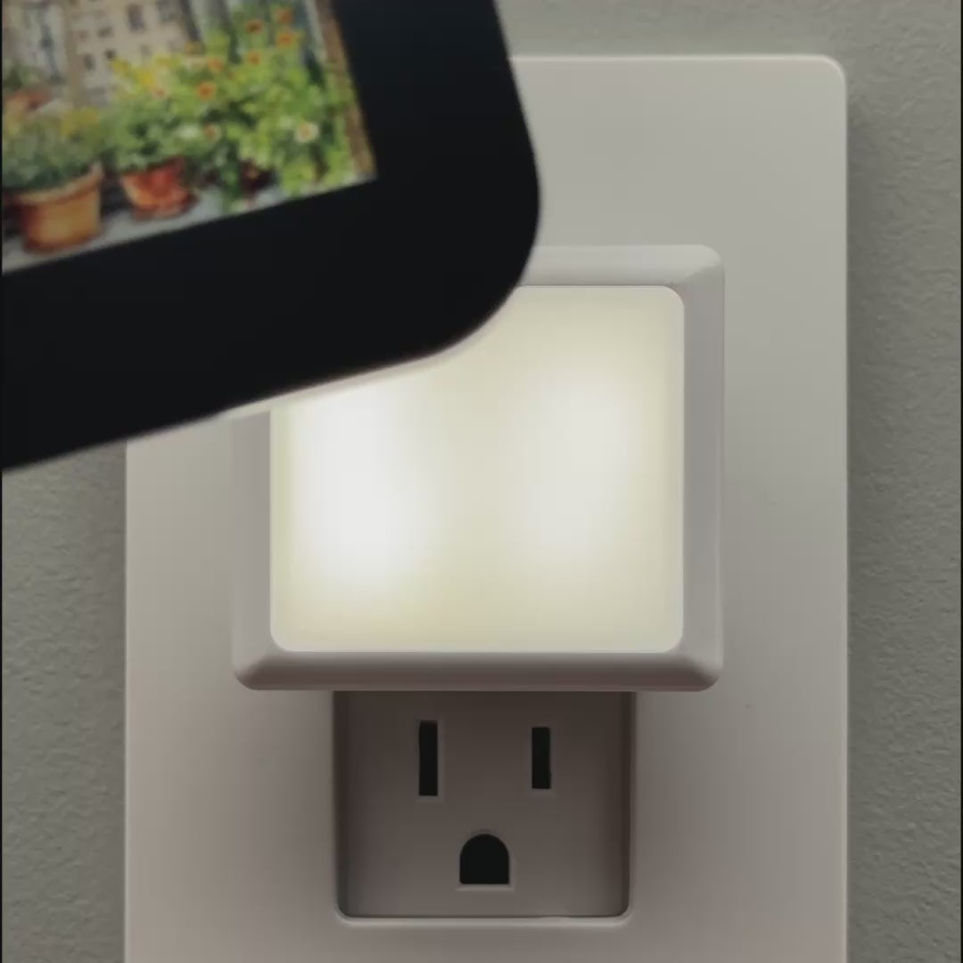 Load video: European City View Window Night Light Cover ONLY