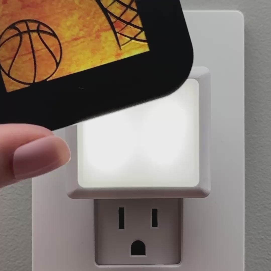 Load video: Basketball Hoop Night Light Cover ONLY