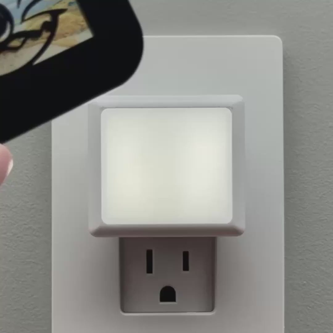 Load video: Oyster Shell Night Light Cover ONLY