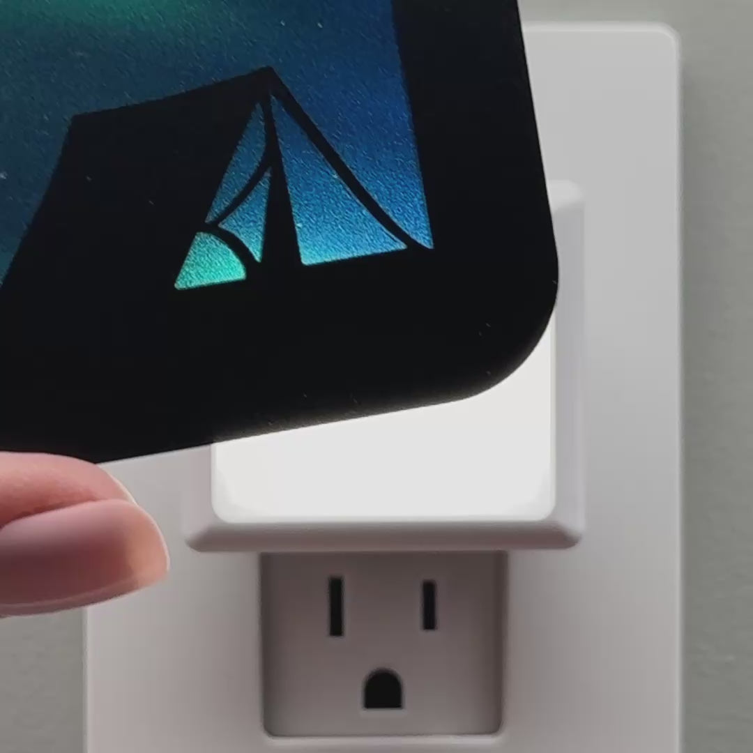 Load video: Tent Camping Night Light Cover ONLY