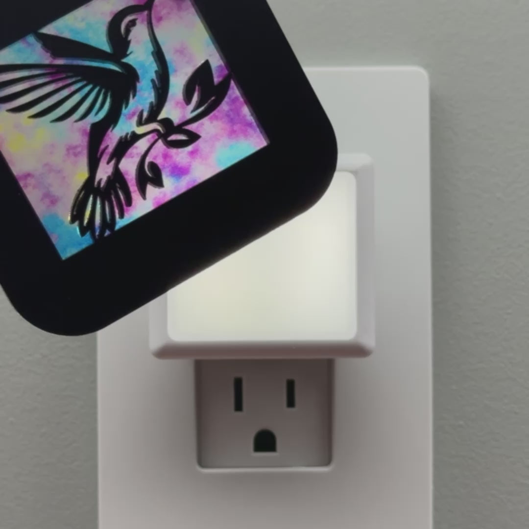 Load video: Hummingbird Night Light