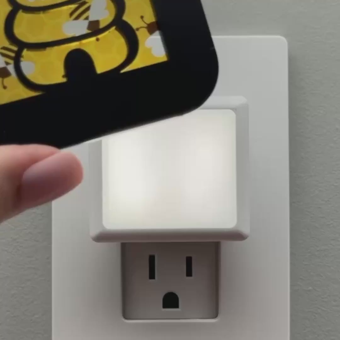 Load video: Bee Hive Night Light Cover ONLY