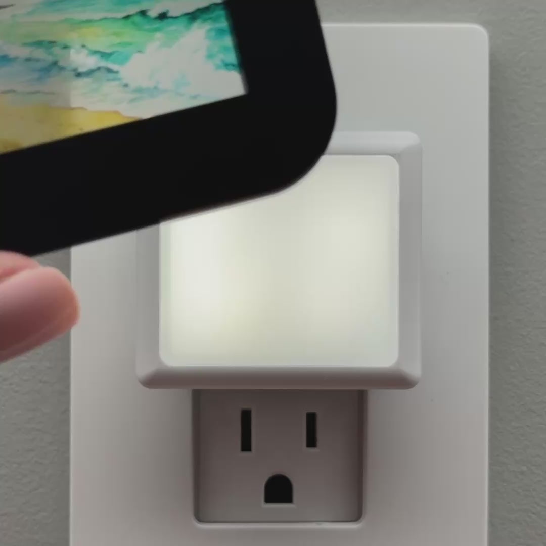 Load video: Flying Seagull and Ocean Shore Night Light Cover ONLY
