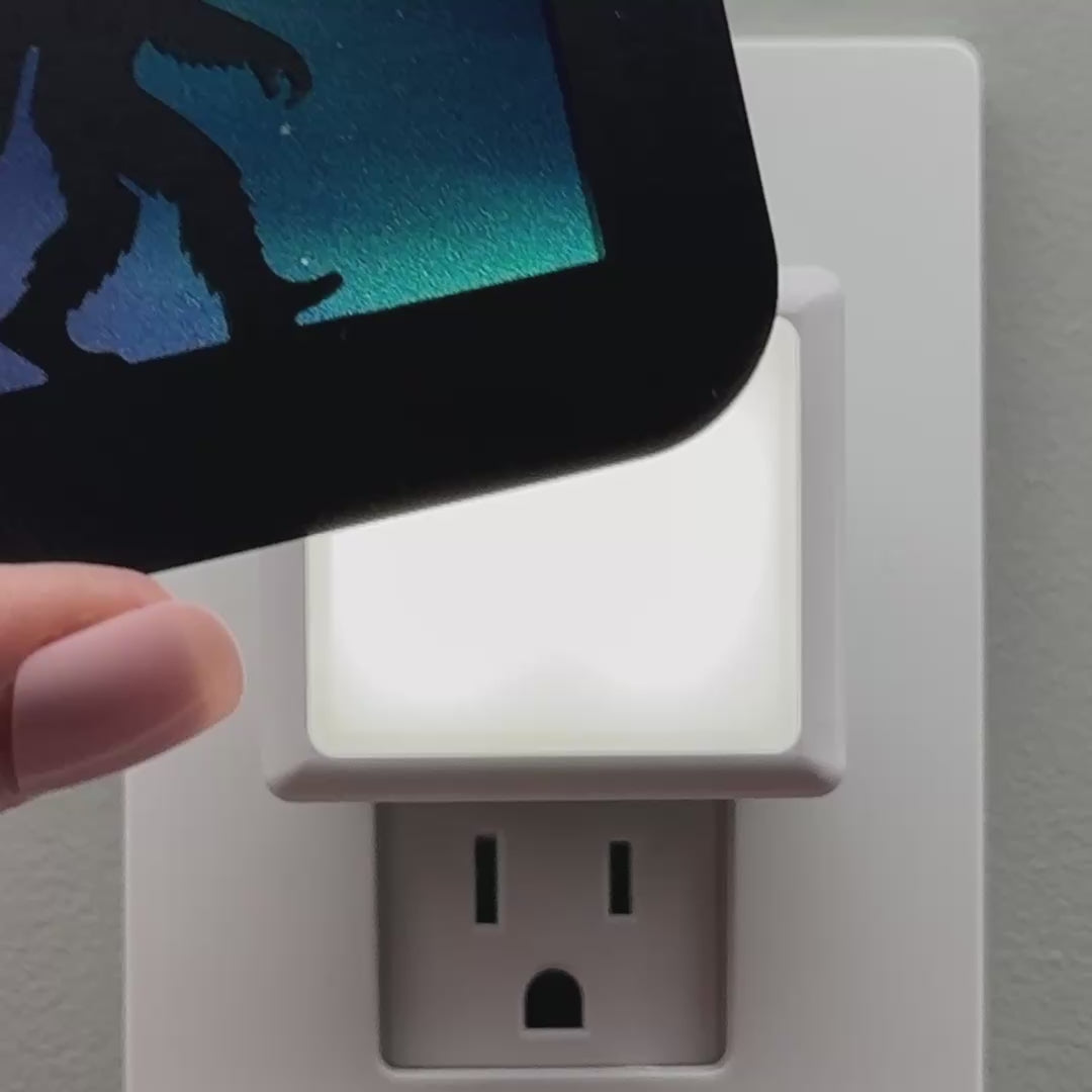 Load video: Walking Bigfoot Night Light Cover ONLY