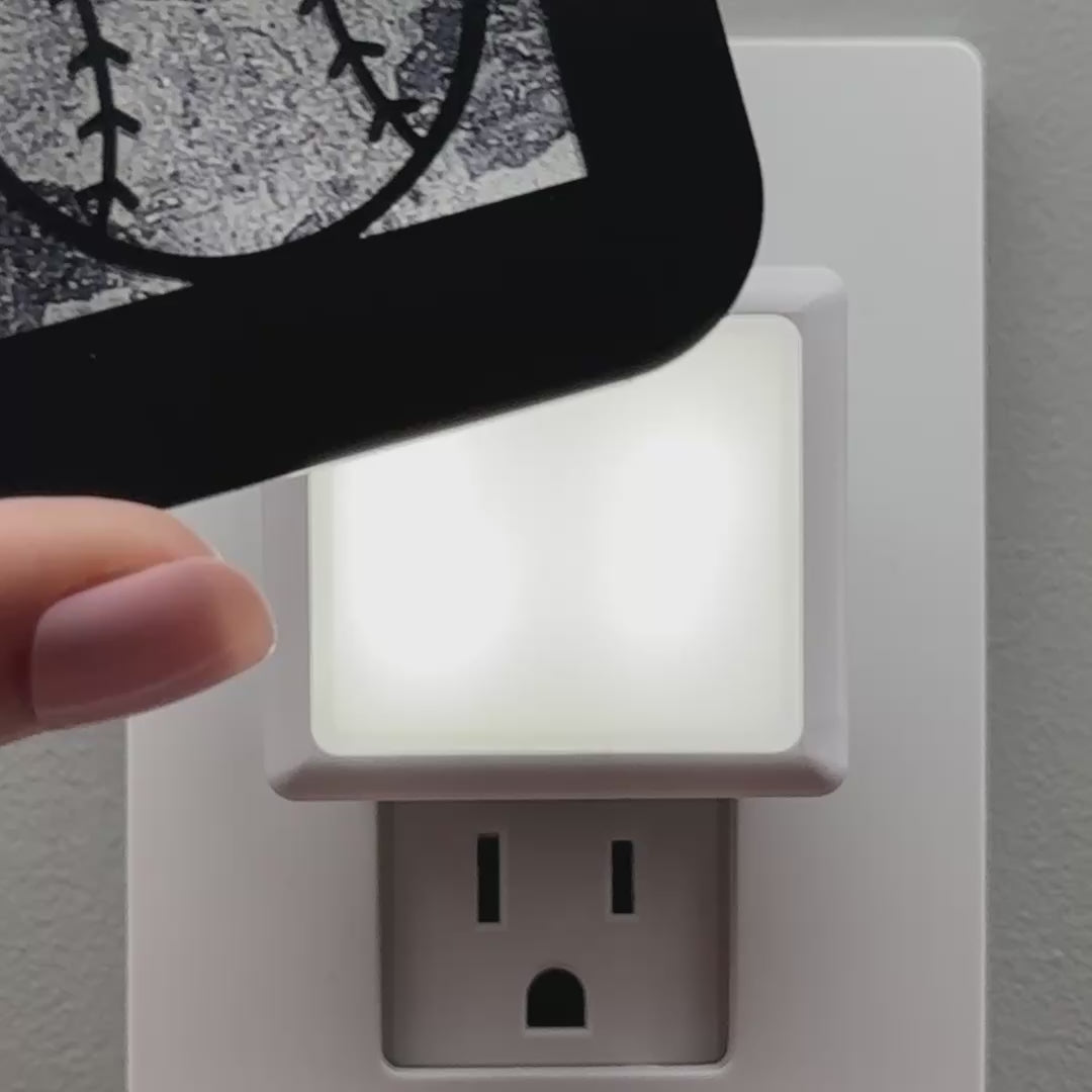 Load video: Baseball Night Light