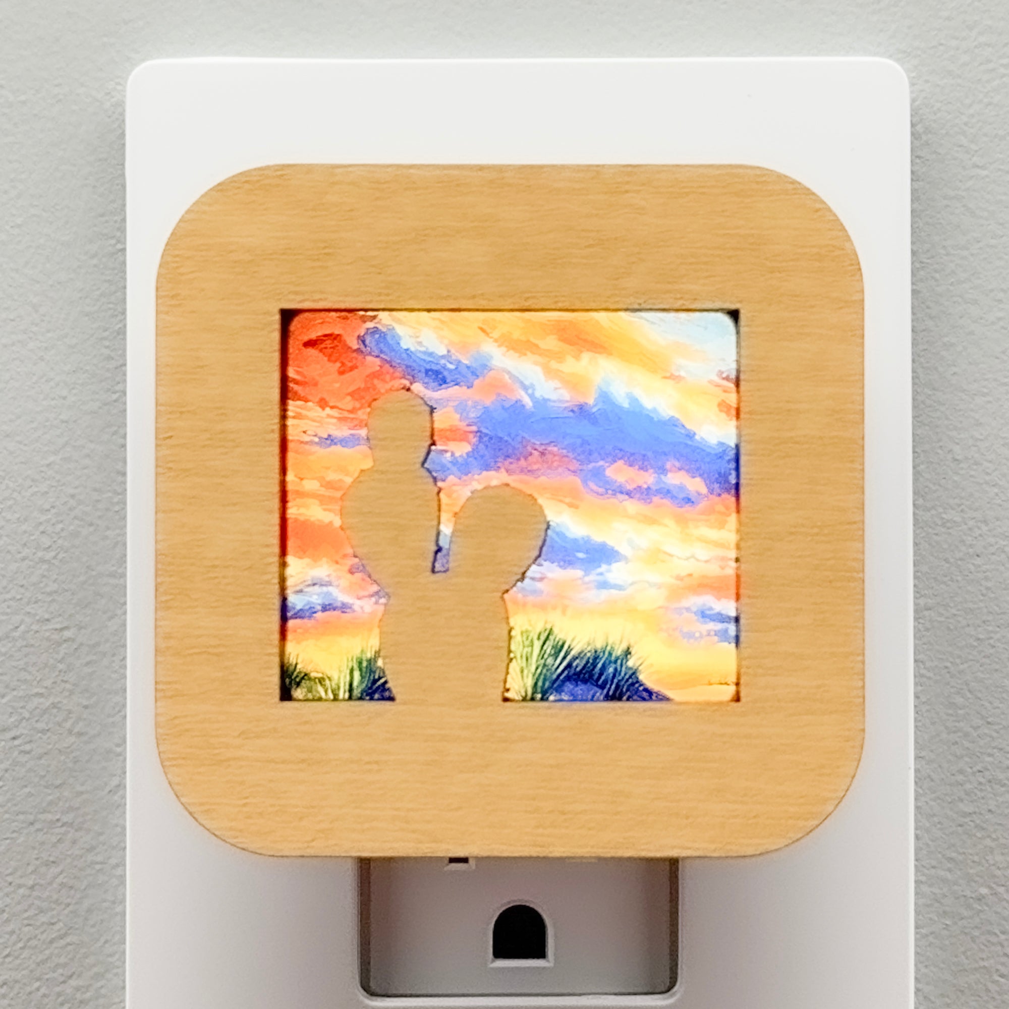 Prickly Pear Cactus Night Light Cover ONLY