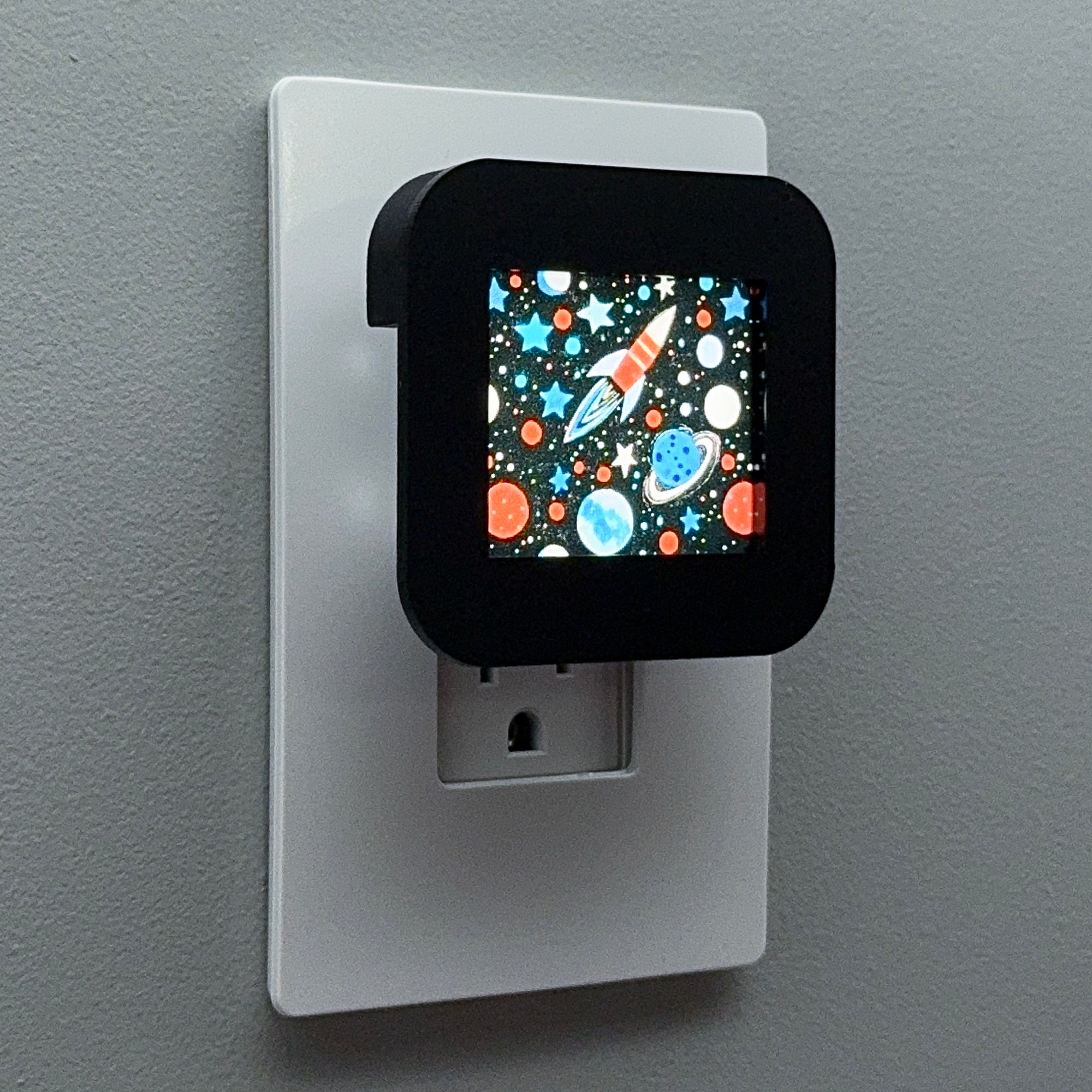 Space, Rocket Ship and Planets Night Light Cover ONLY