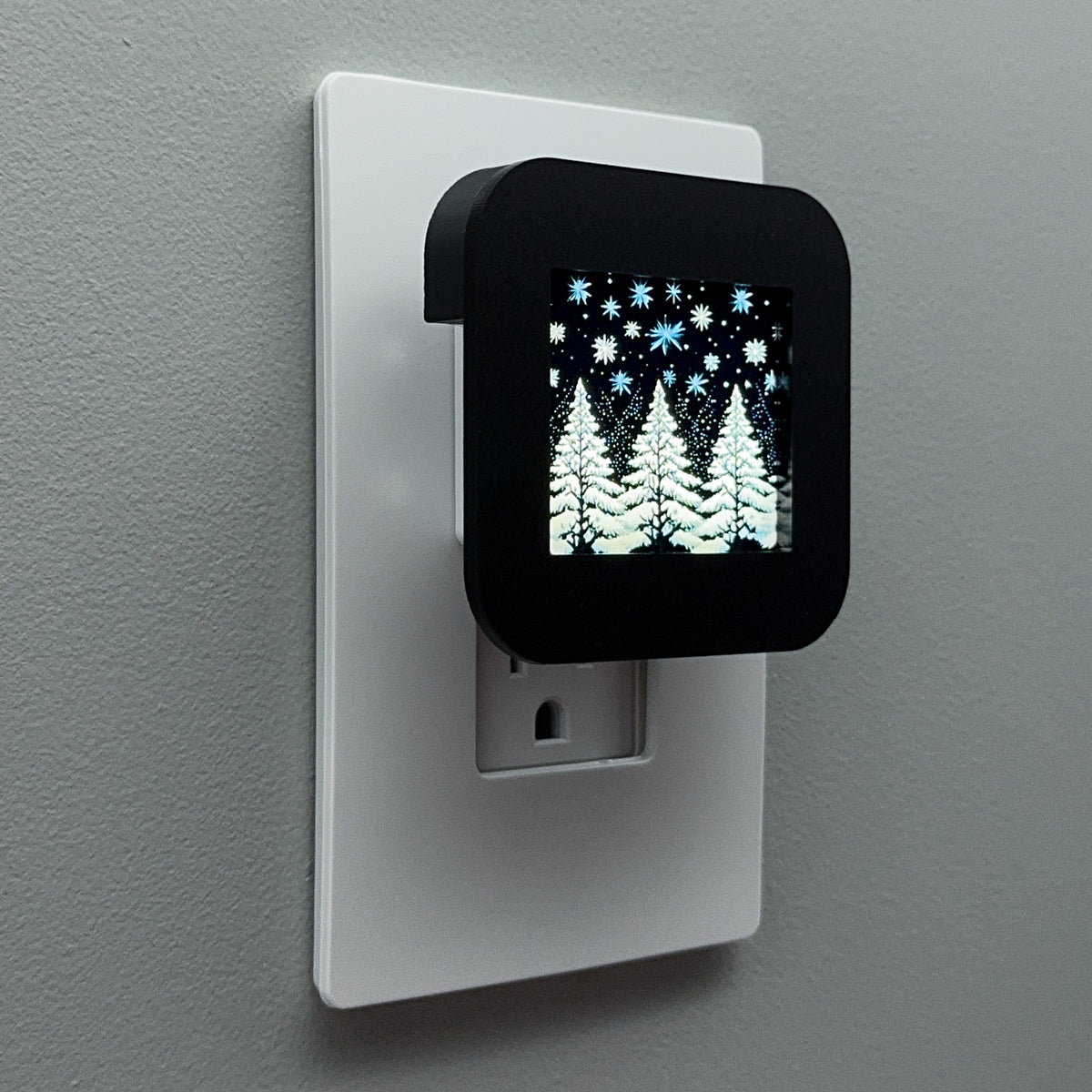 Nordic Christmas Trees Night Light