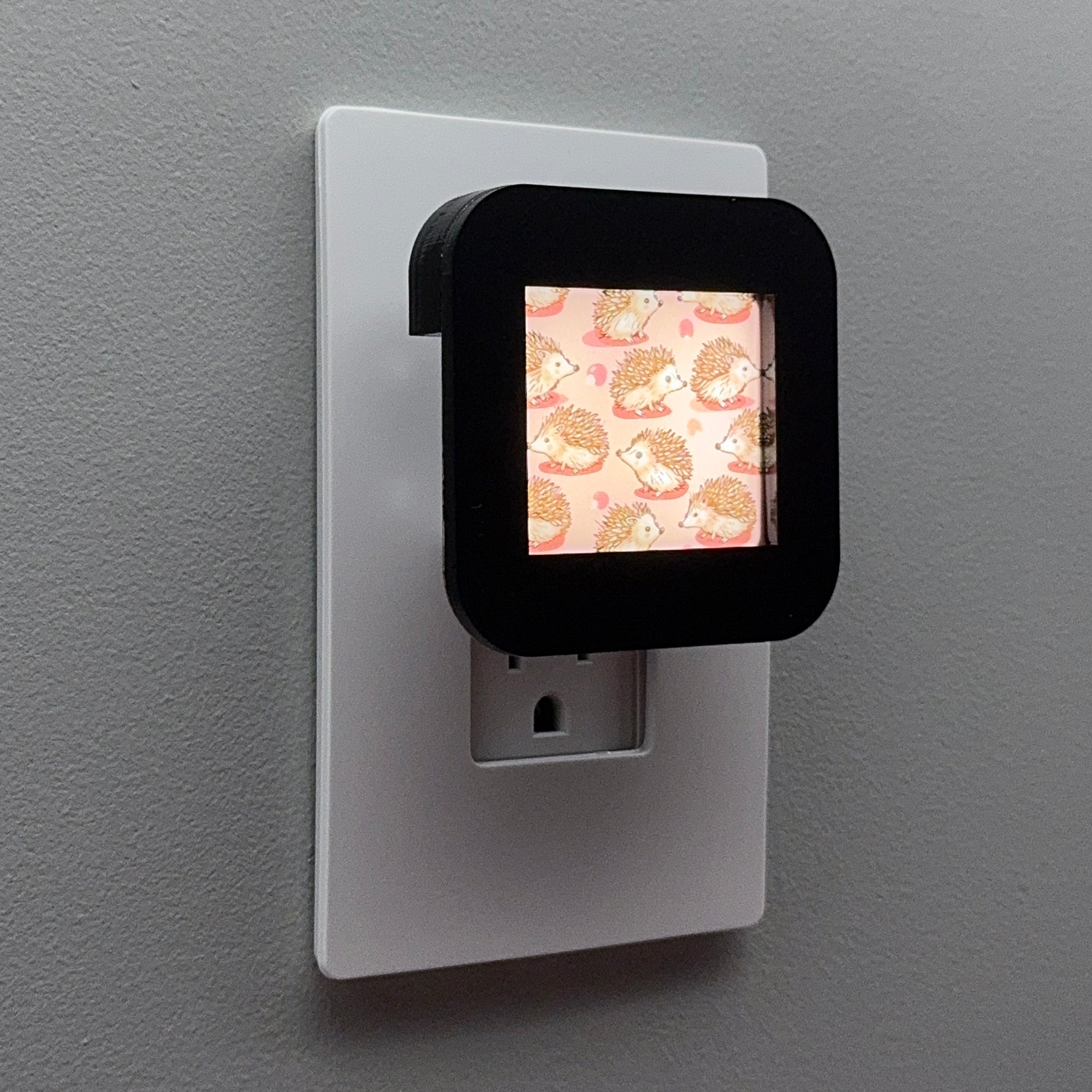 Cute Hedgehogs Night Light Cover ONLY