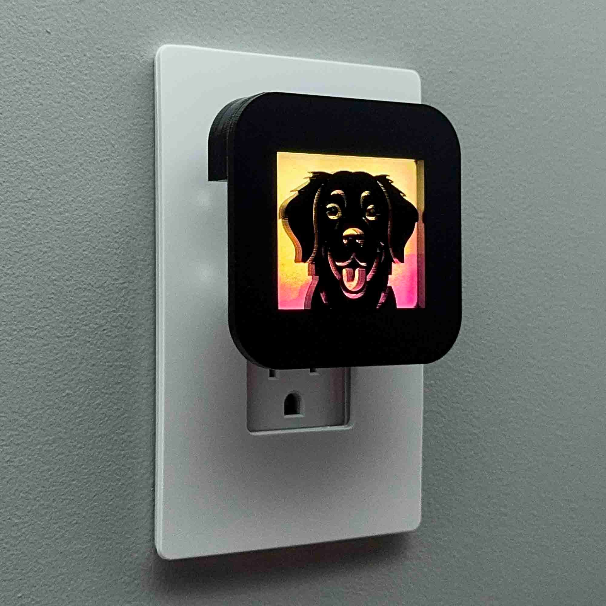 Golden Retriever Dog Night Light