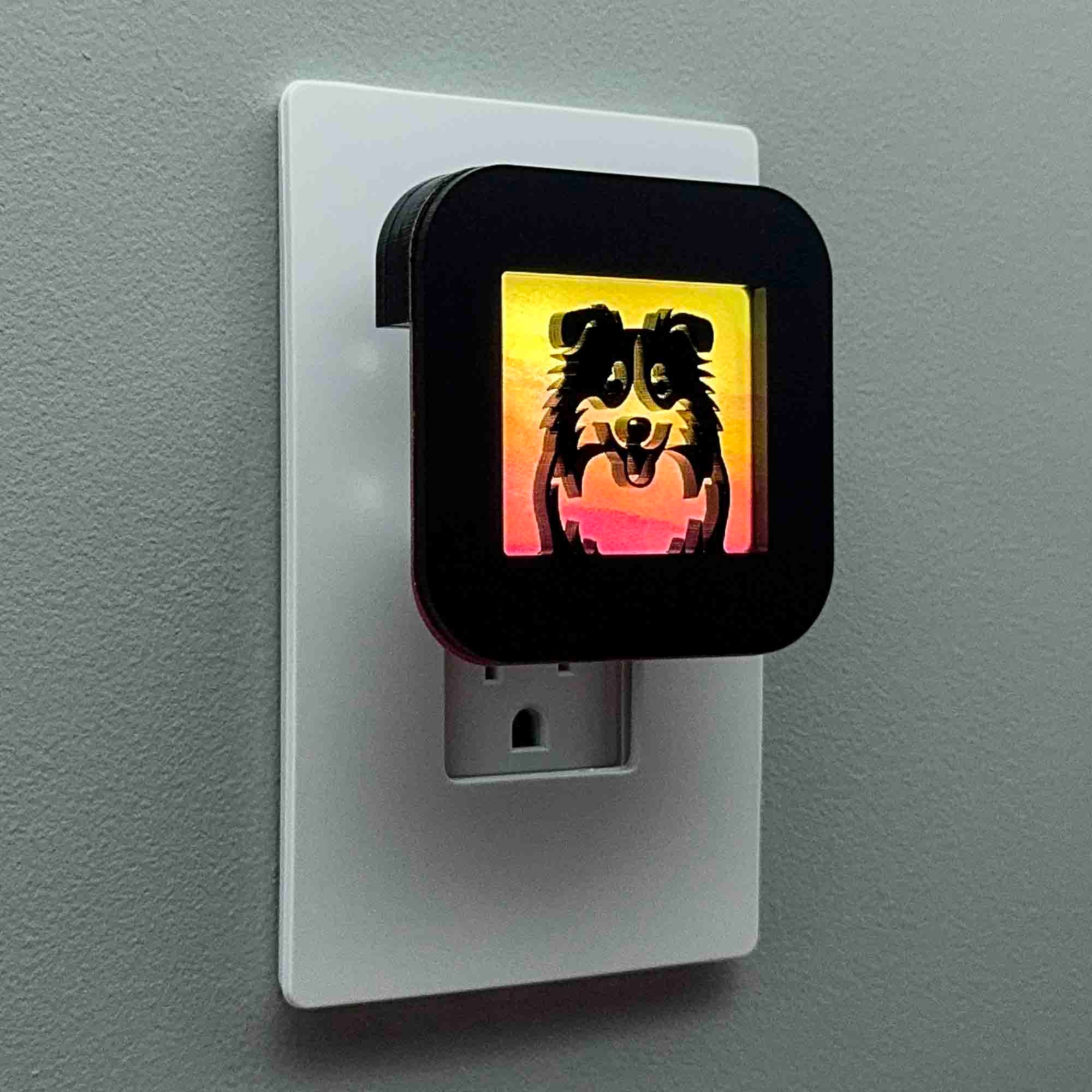 Sheltie Dog Night Light