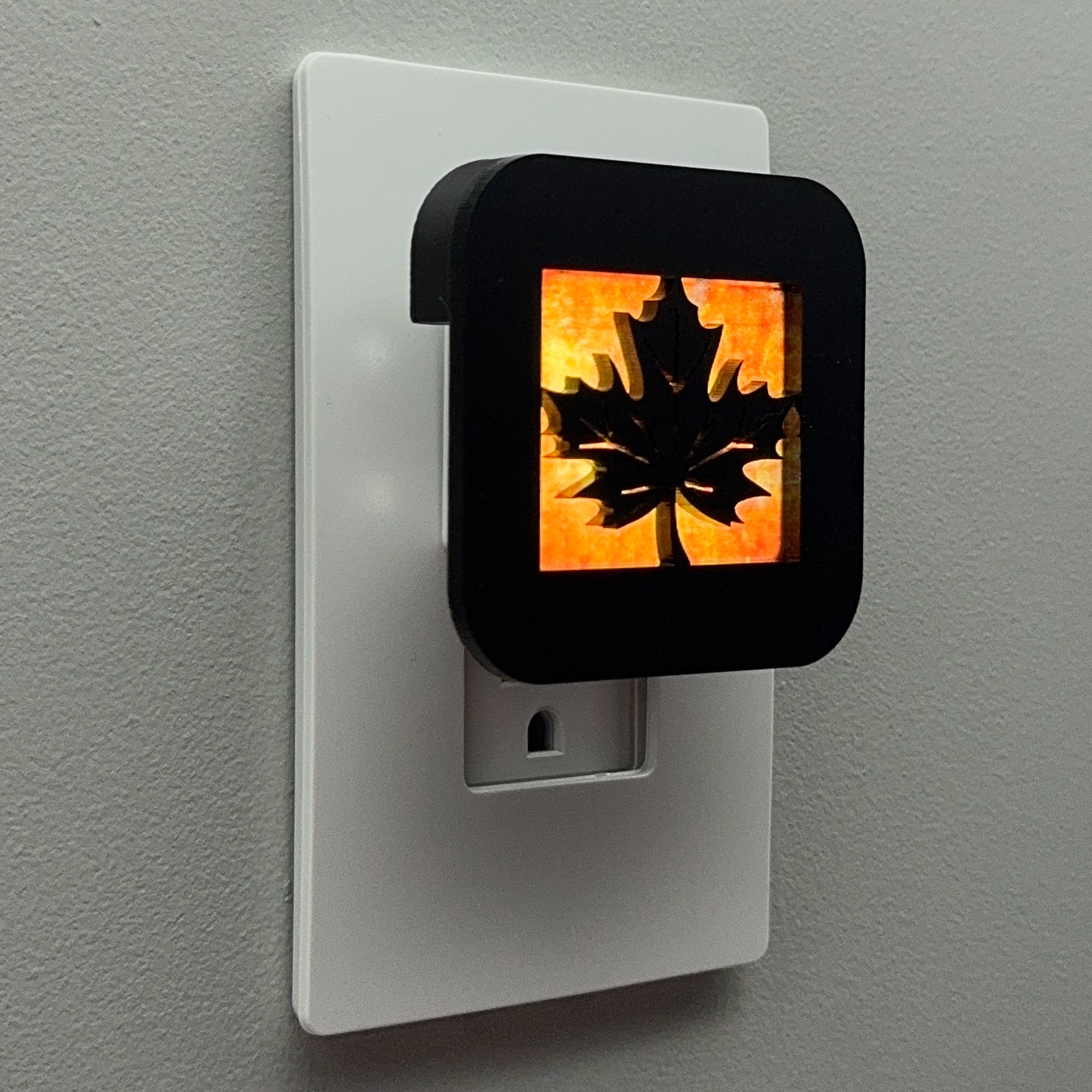 Maple Leaf Night Light Cover ONLY