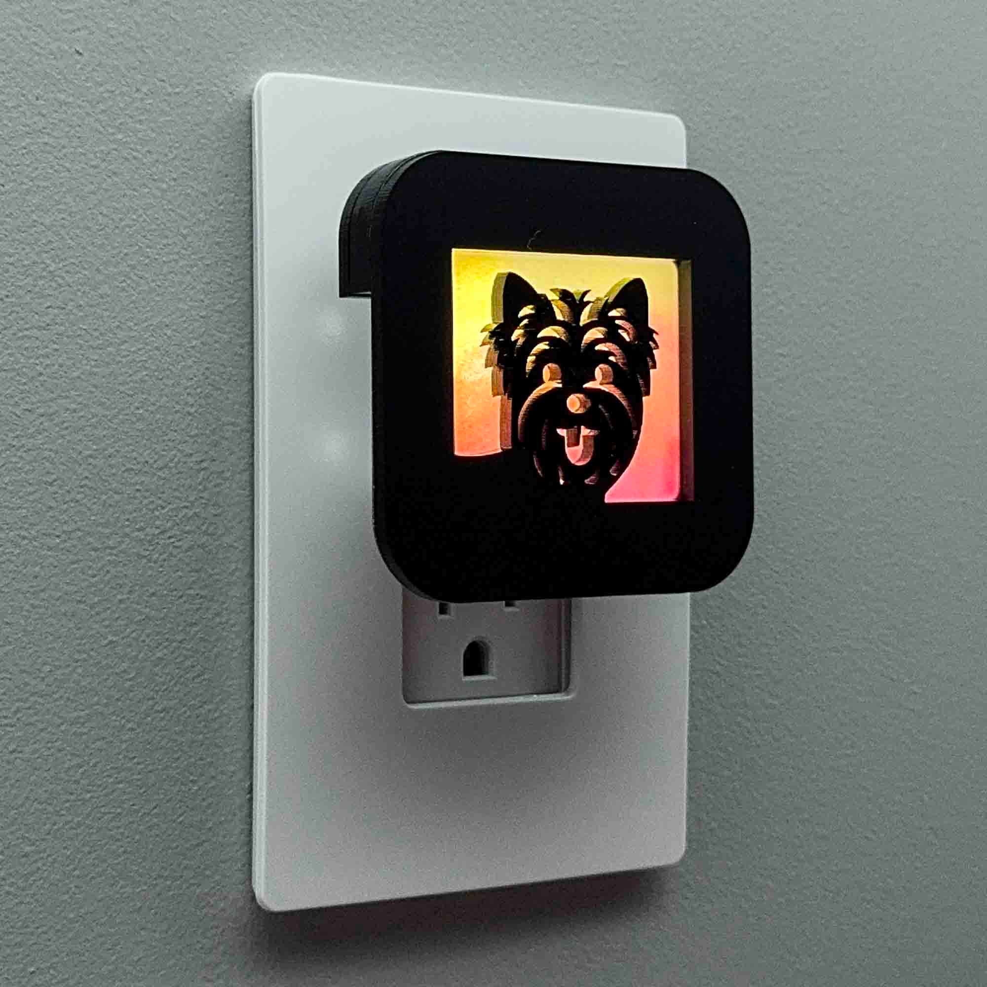 Yorkshire Terrier Dog Night Light