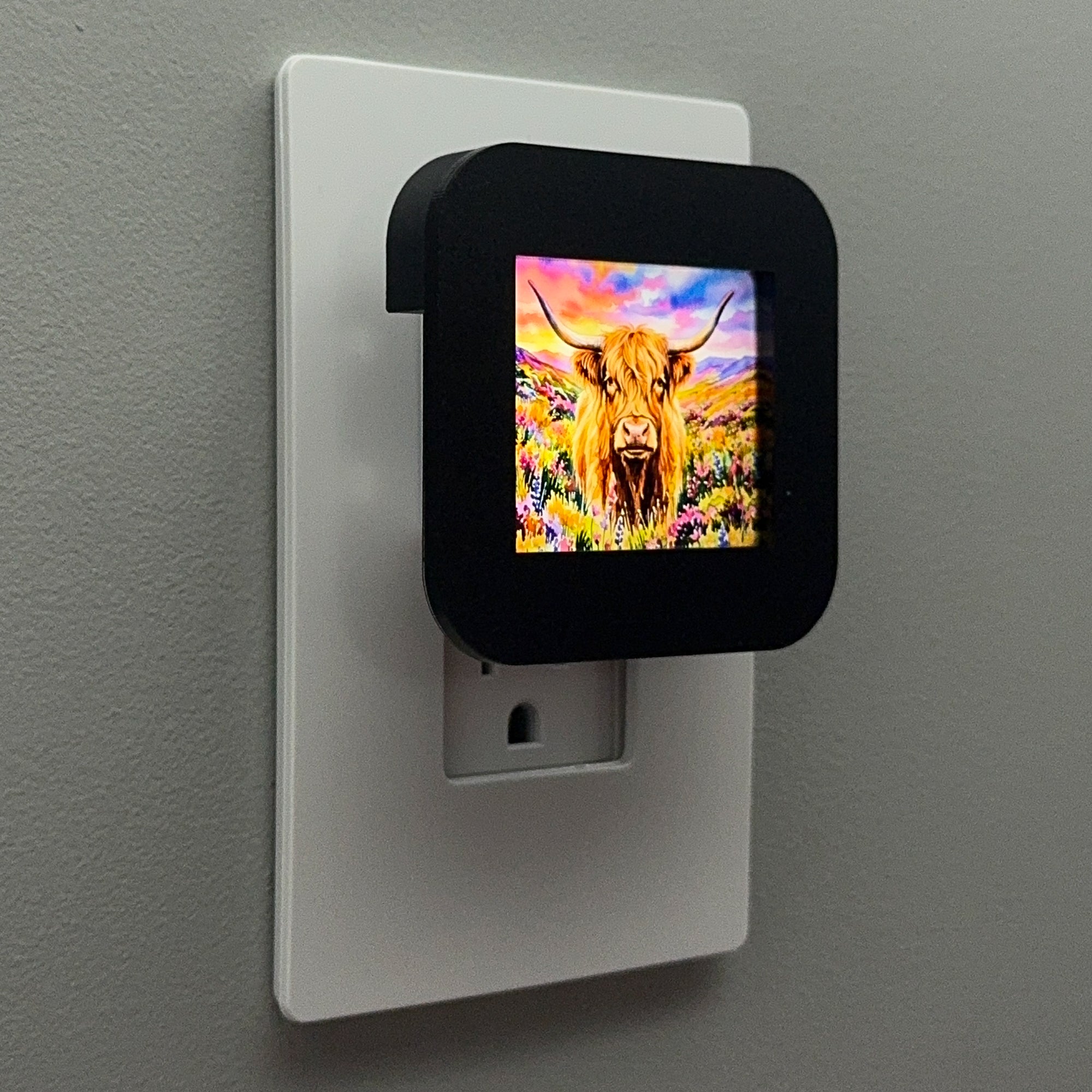 Highland Cow Night Light