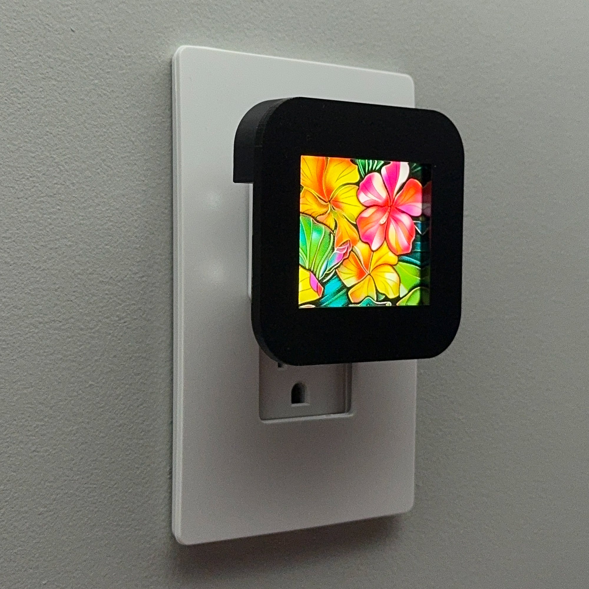 Tropical Flowers Night Light