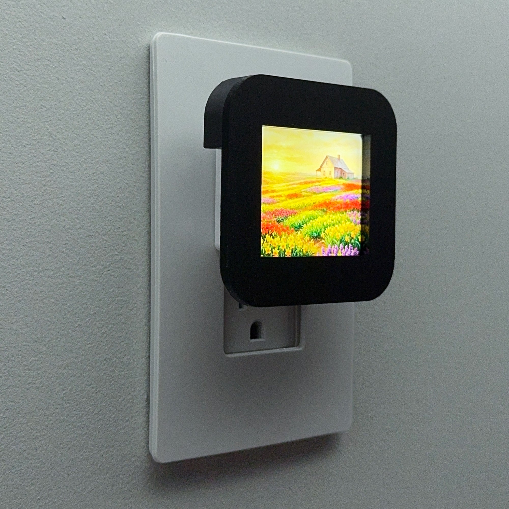 Flower Fields Night Light Cover ONLY