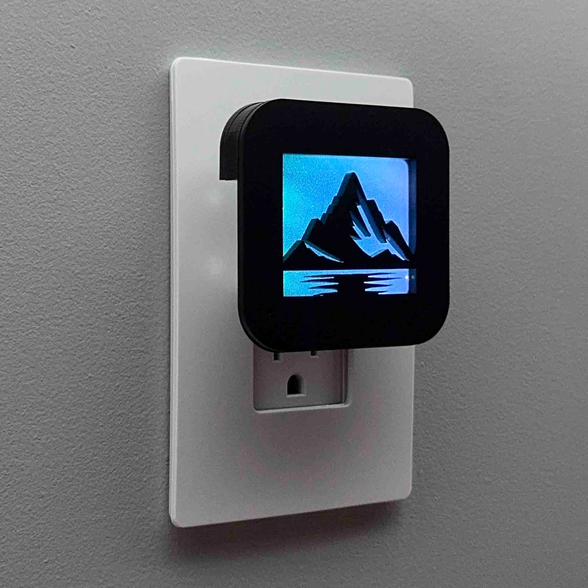 Mountain Lake Night Light Cover ONLY