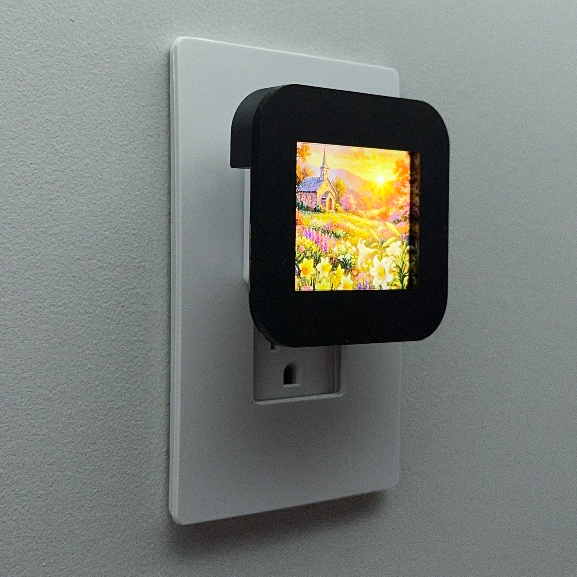 Easter Morning Flowers Night Light